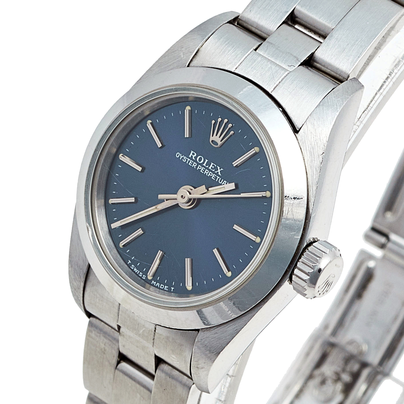 

Rolex Blue Stainless Steel Oyster Perpetual