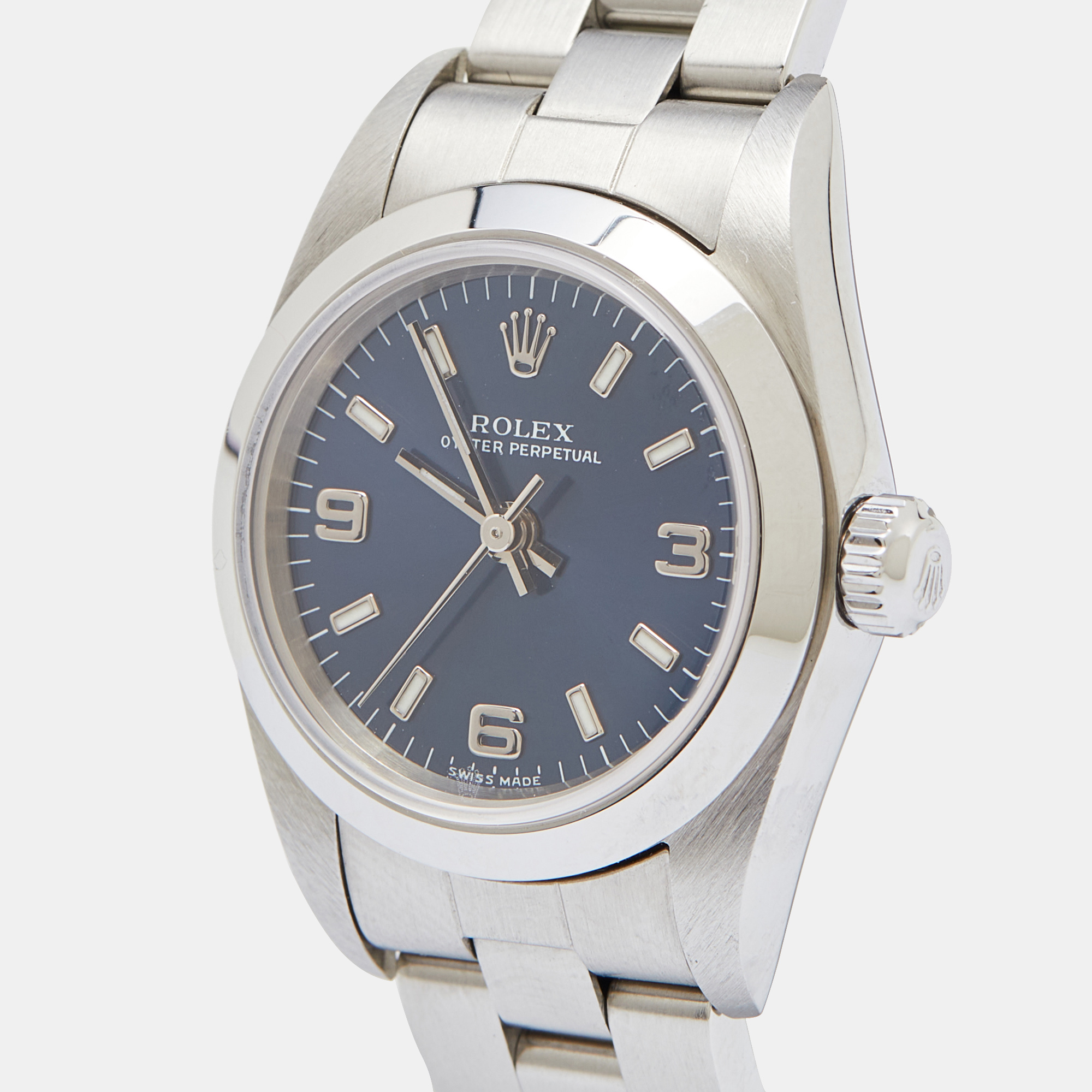 

Rolex Blue Stainless Steel Oyster Perpetual