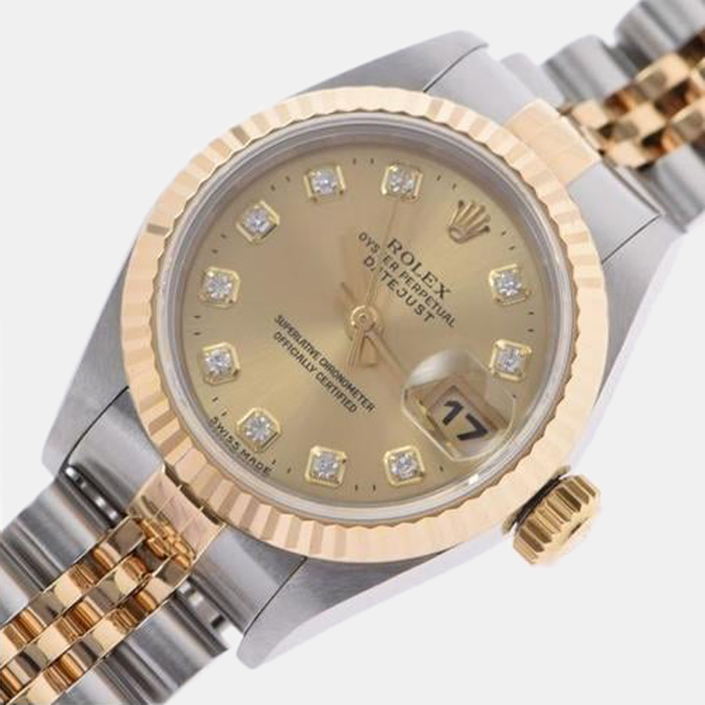 

Rolex Champagne Diamonds, Gold