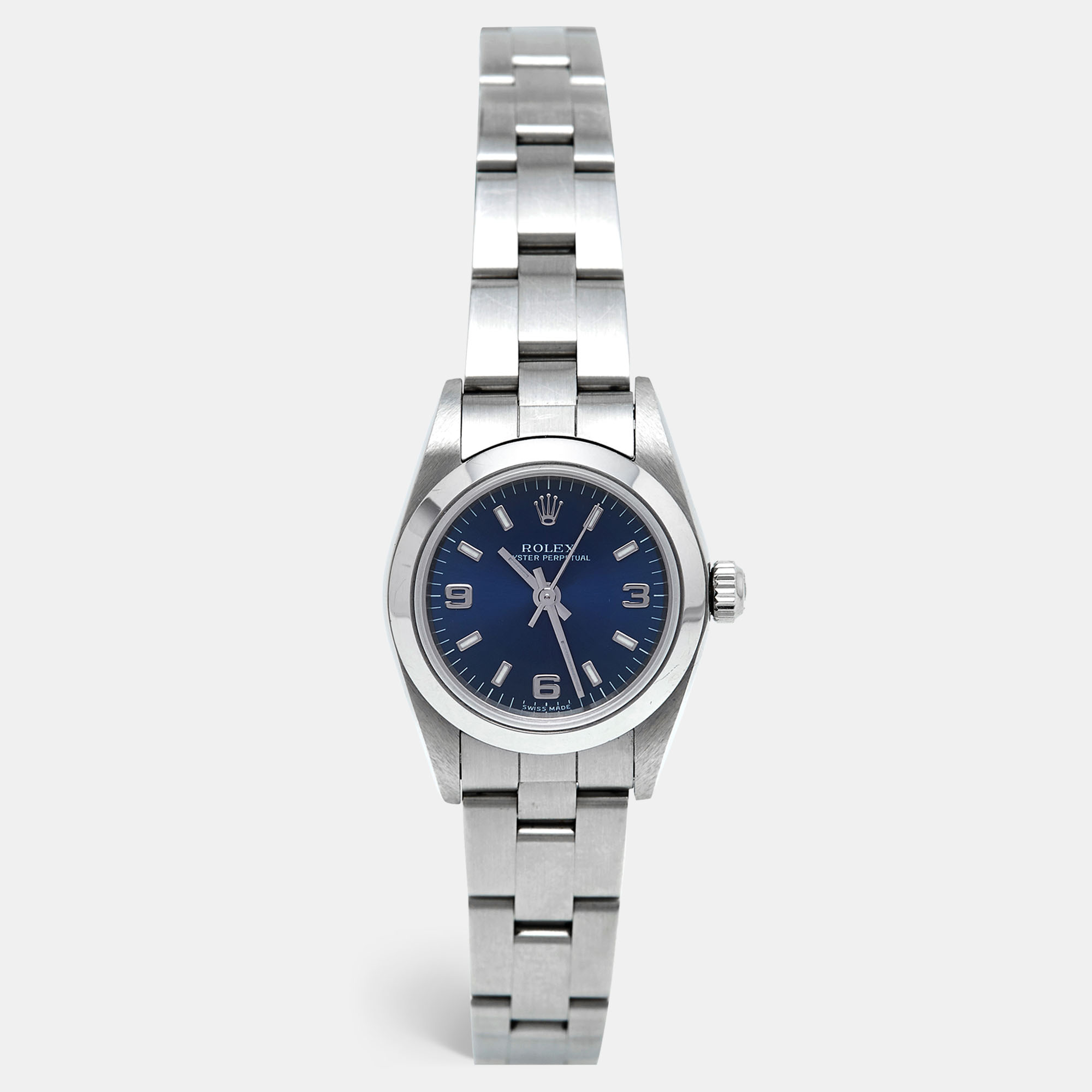 

Rolex Blue Stainless Steel Oyster Perpetual