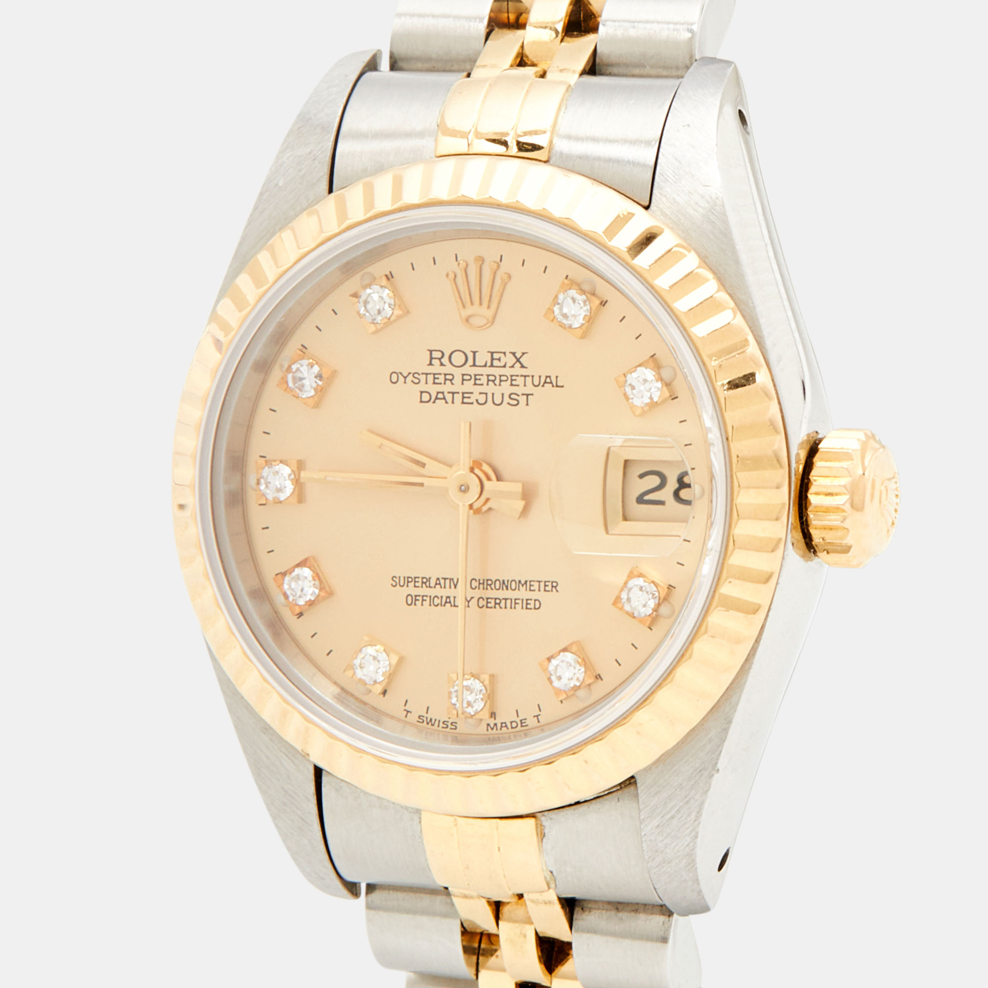 

Rolex Champagne Diamond, Gold