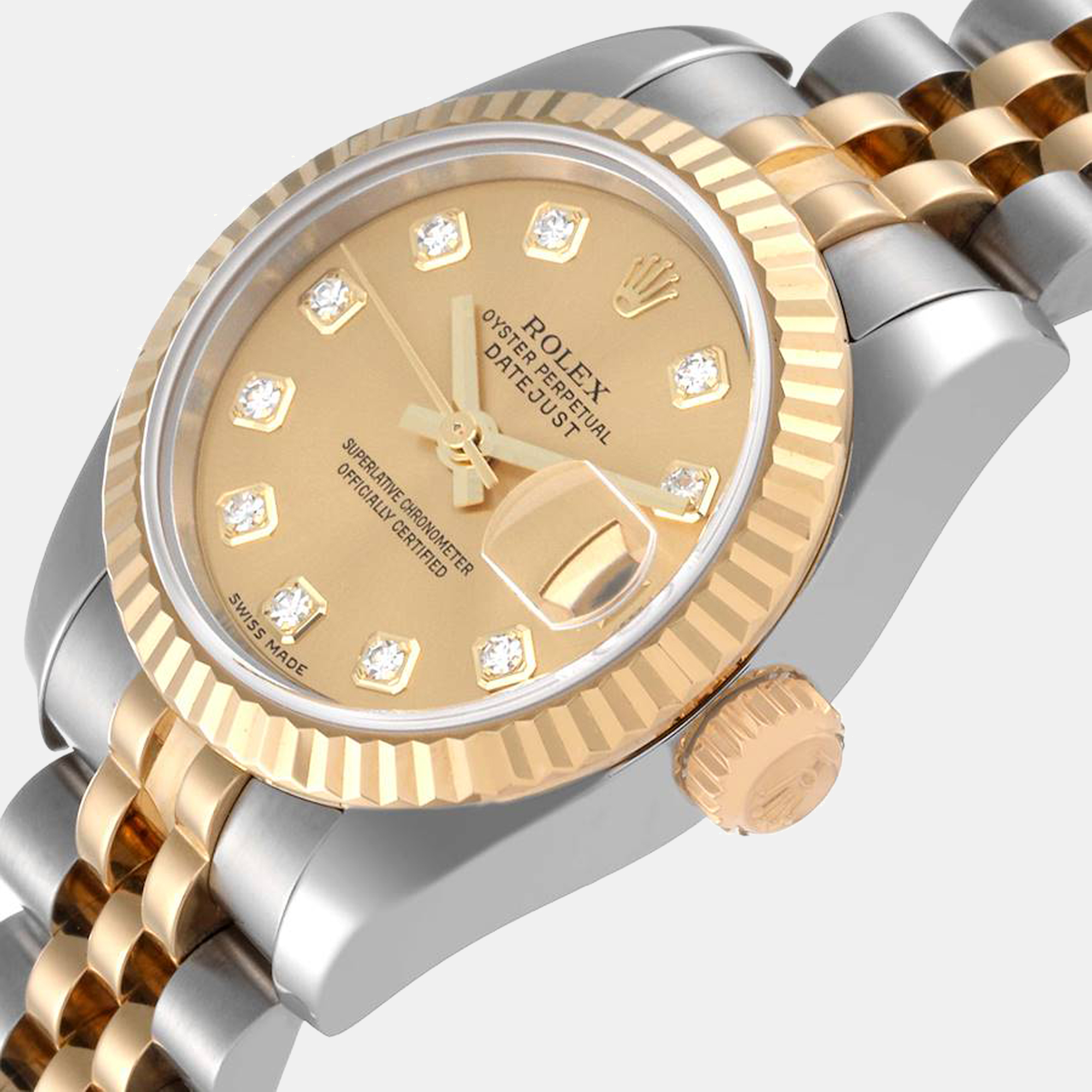 

Rolex Champagne Diamonds, Gold