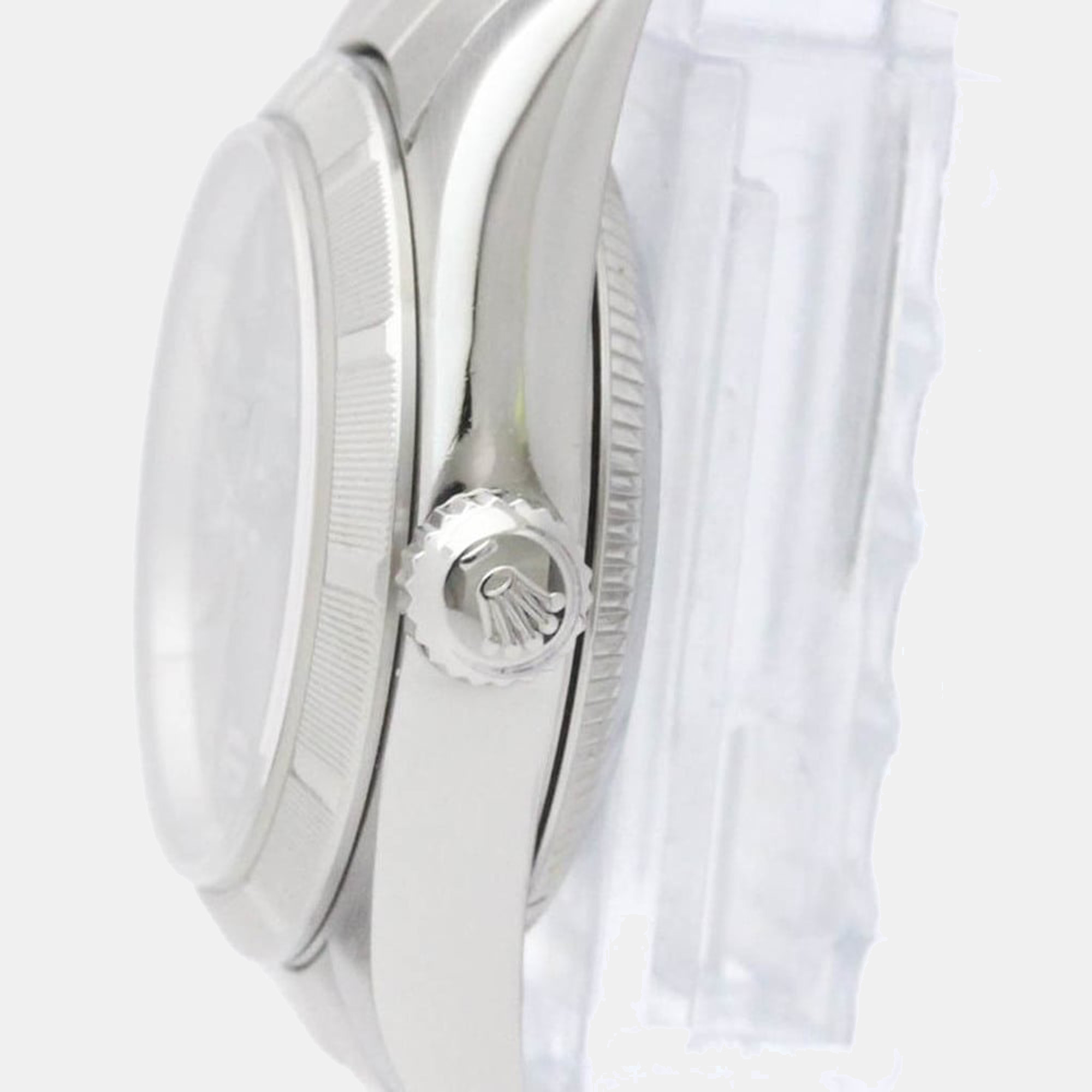

Rolex Black Stainless Steel Oyster Perpetual 76030 Women's Wristwatch 24 mm