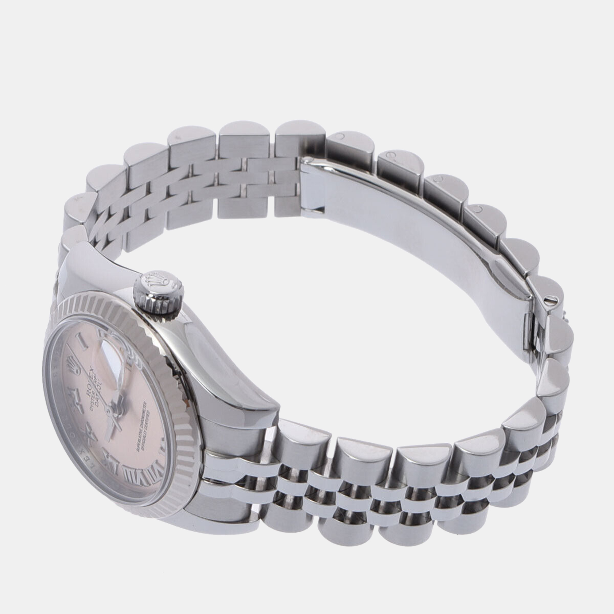 

Rolex Pink 18K White Gold And Stainless Steel Datejust 179174 Women's Wristwatch 26 mm