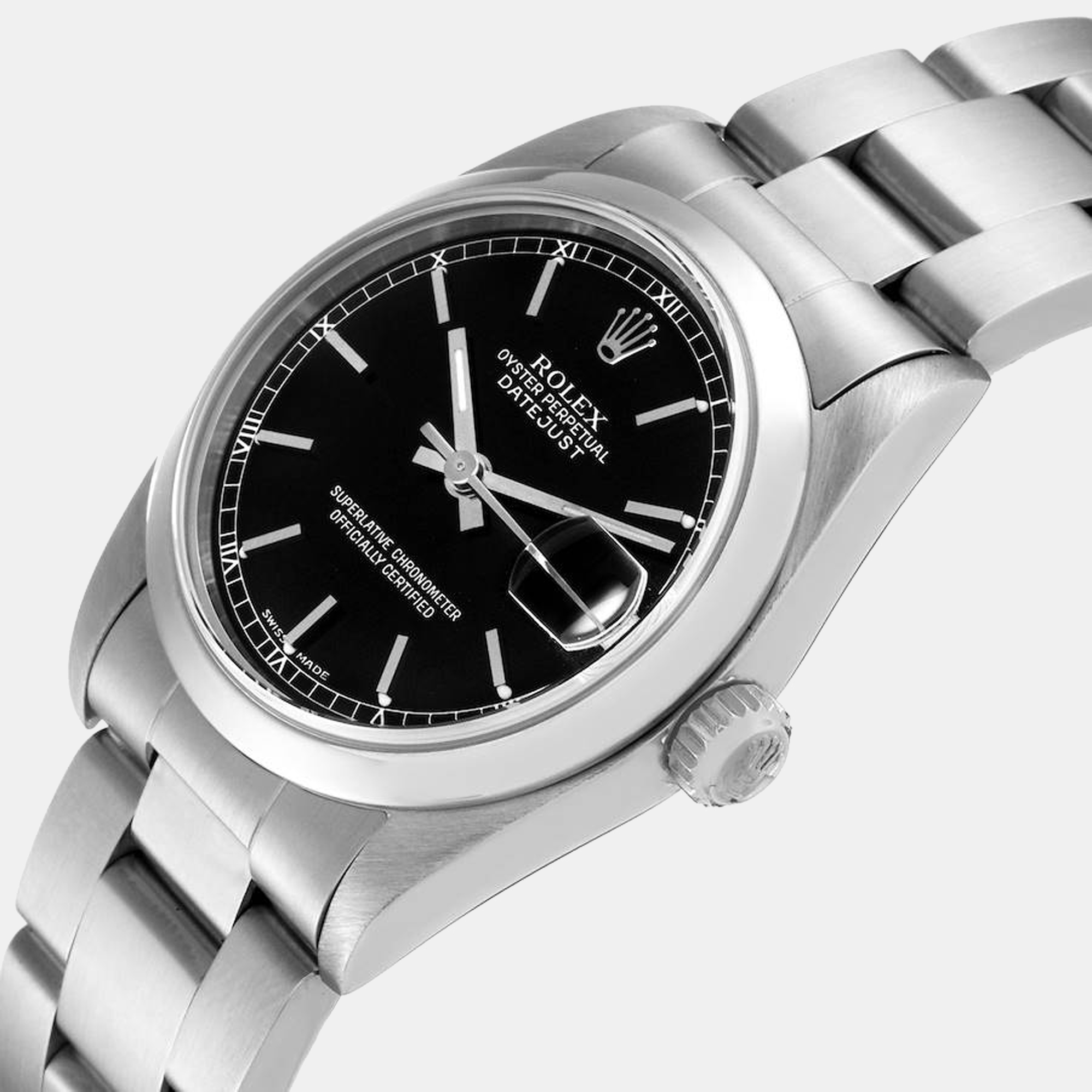 

Rolex Datejust 31 Midsize Black Dial Steel Ladies Watch 78240