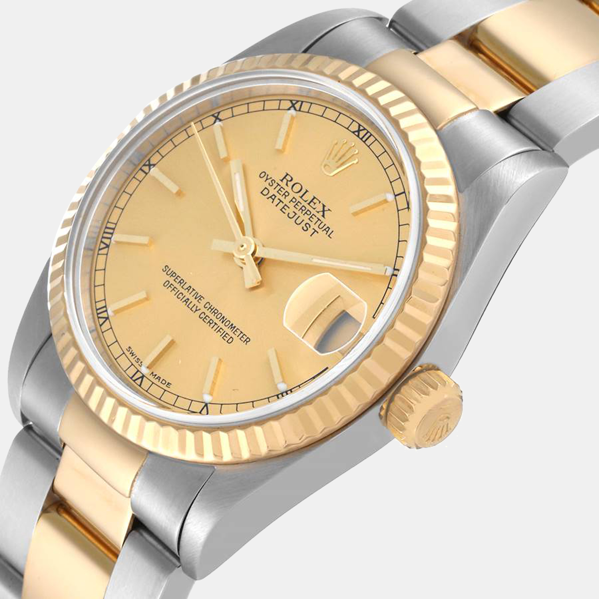 

Rolex Datejust Midsize Steel Yellow Gold Ladies Watch 78273