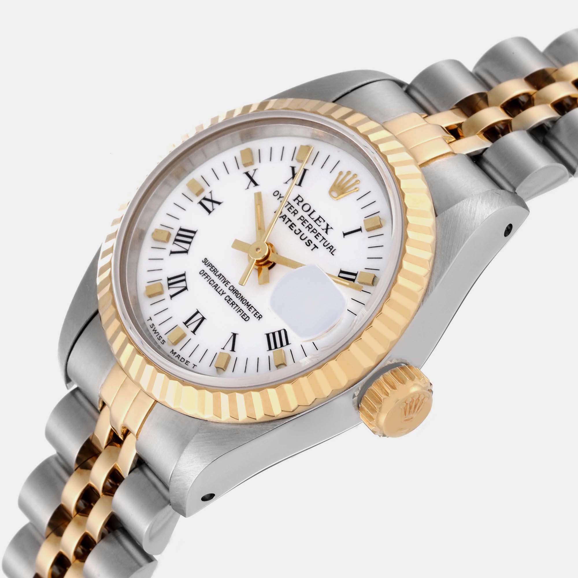 

Rolex Datejust Steel Yellow Gold White Dial Ladies Watch 69173 26 mm