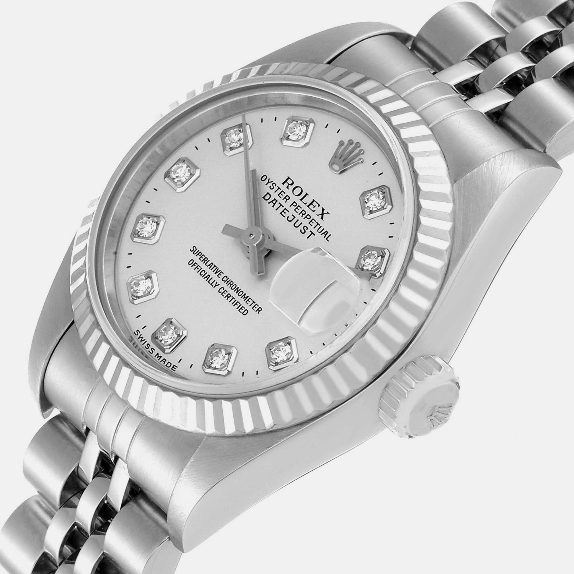 Diamond datejust store rolex