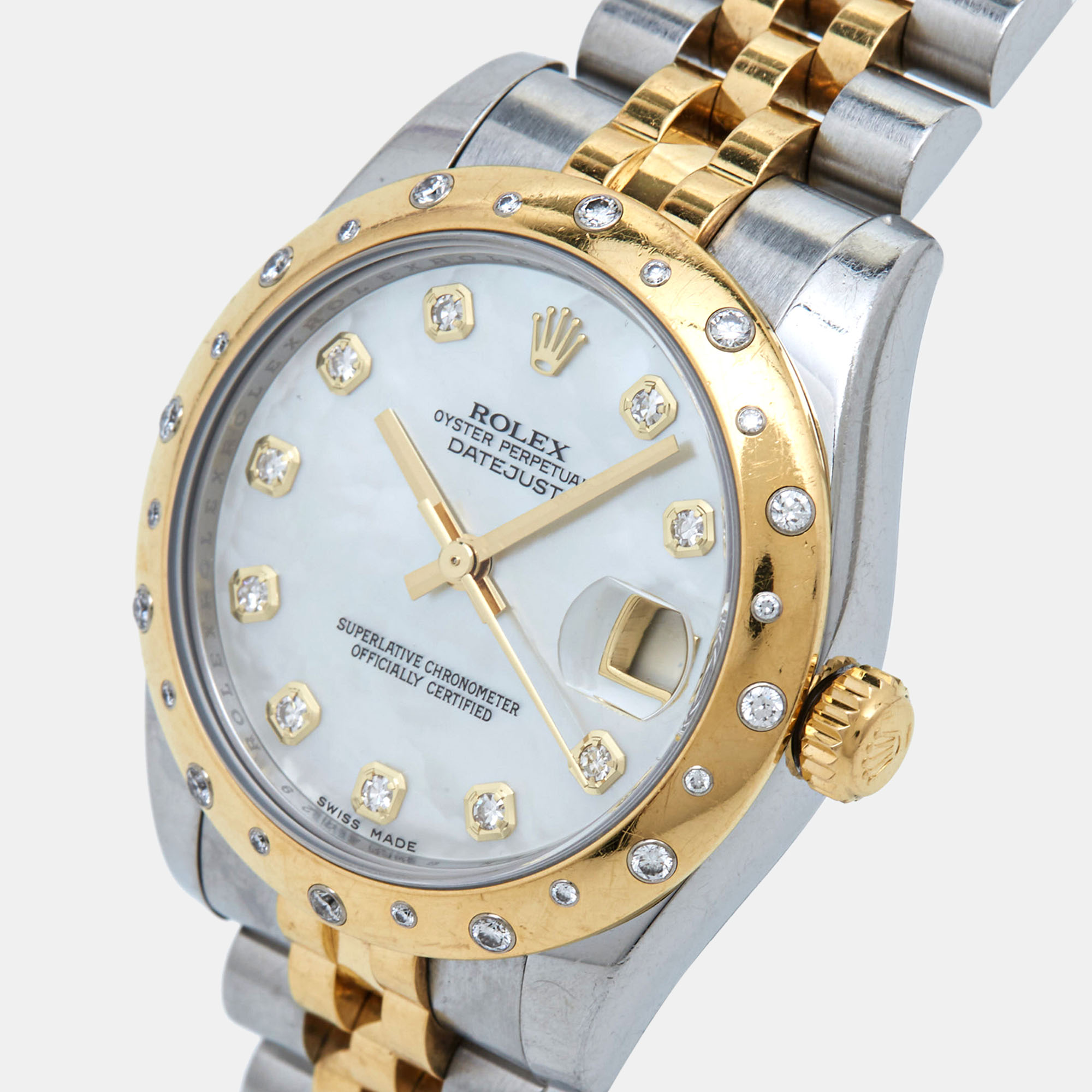 

Rolex Mother Of Pearl Diamond, Silver