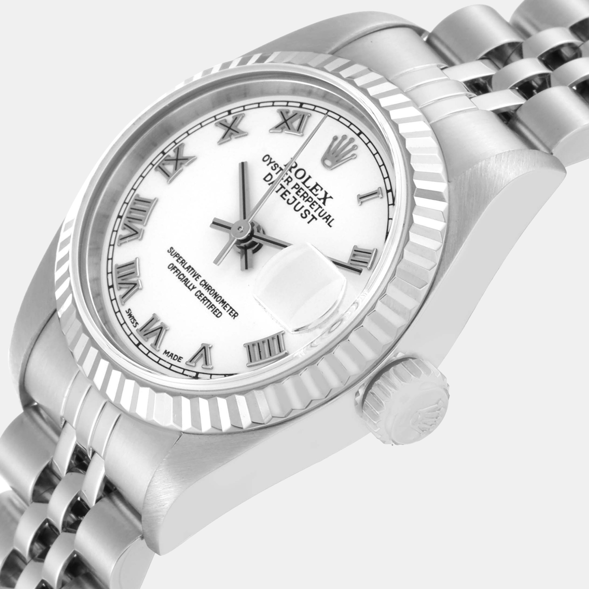 

Rolex Datejust Steel White Gold Ladies Watch 79174 26 mm