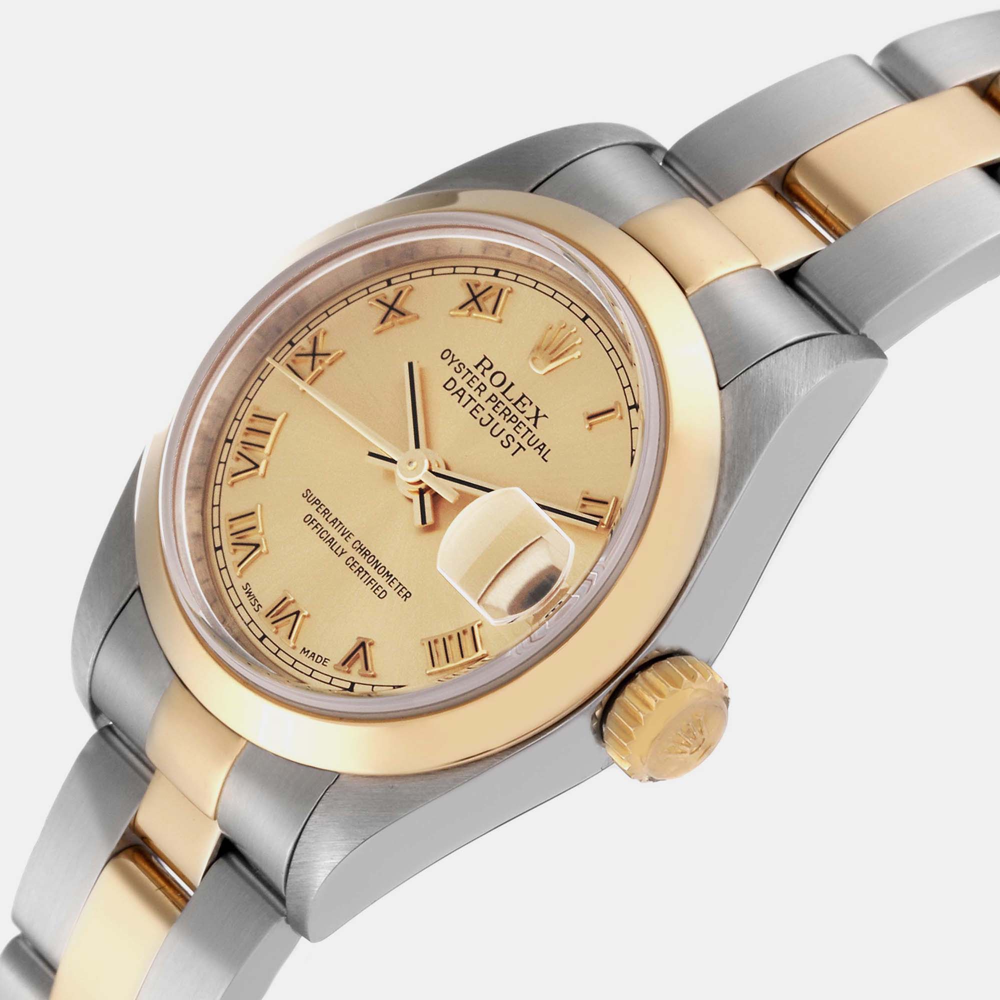 

Rolex Datejust Steel Yellow Gold Champagne Dial Ladies Watch 79163