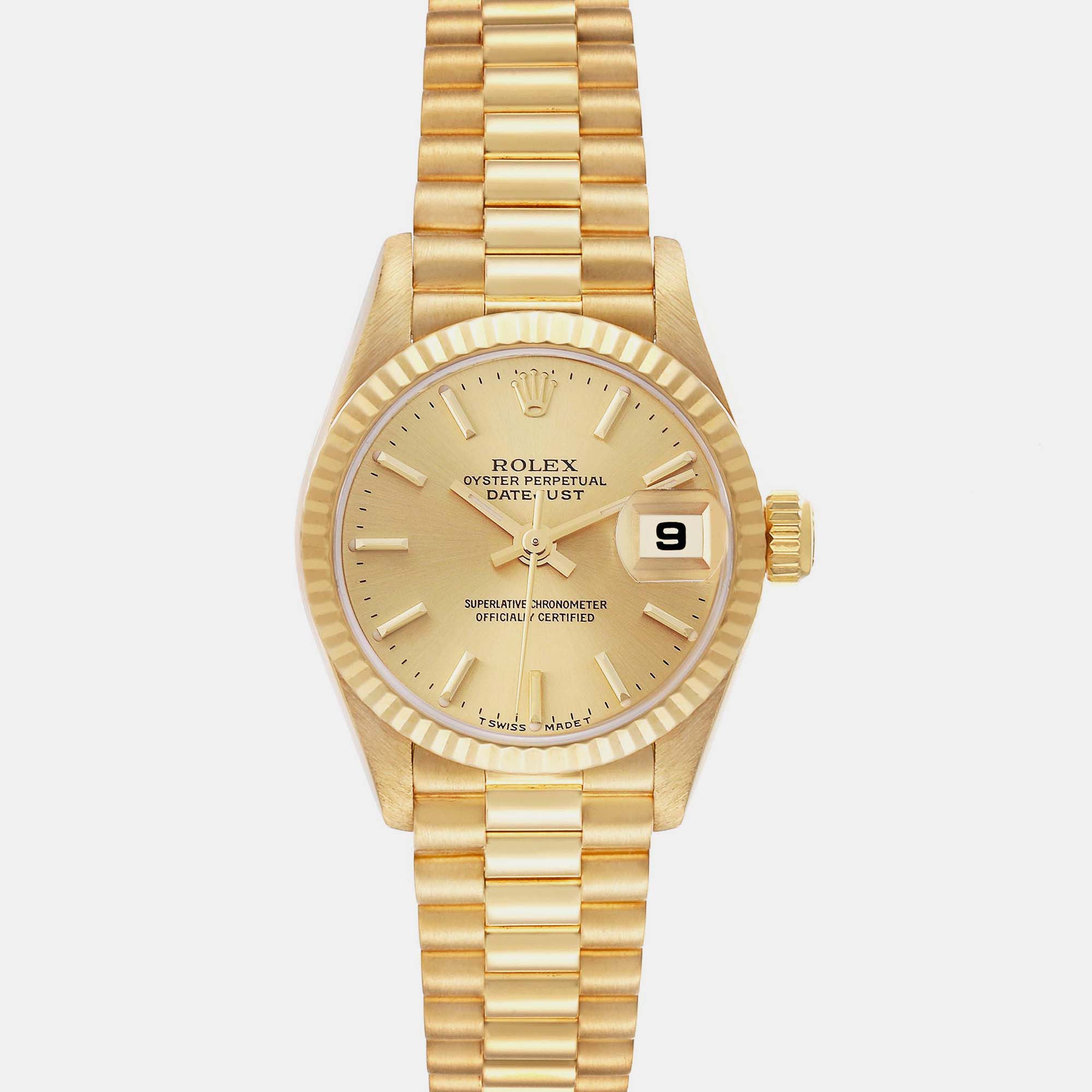 

Rolex President Datejust Yellow Gold Ladies Watch