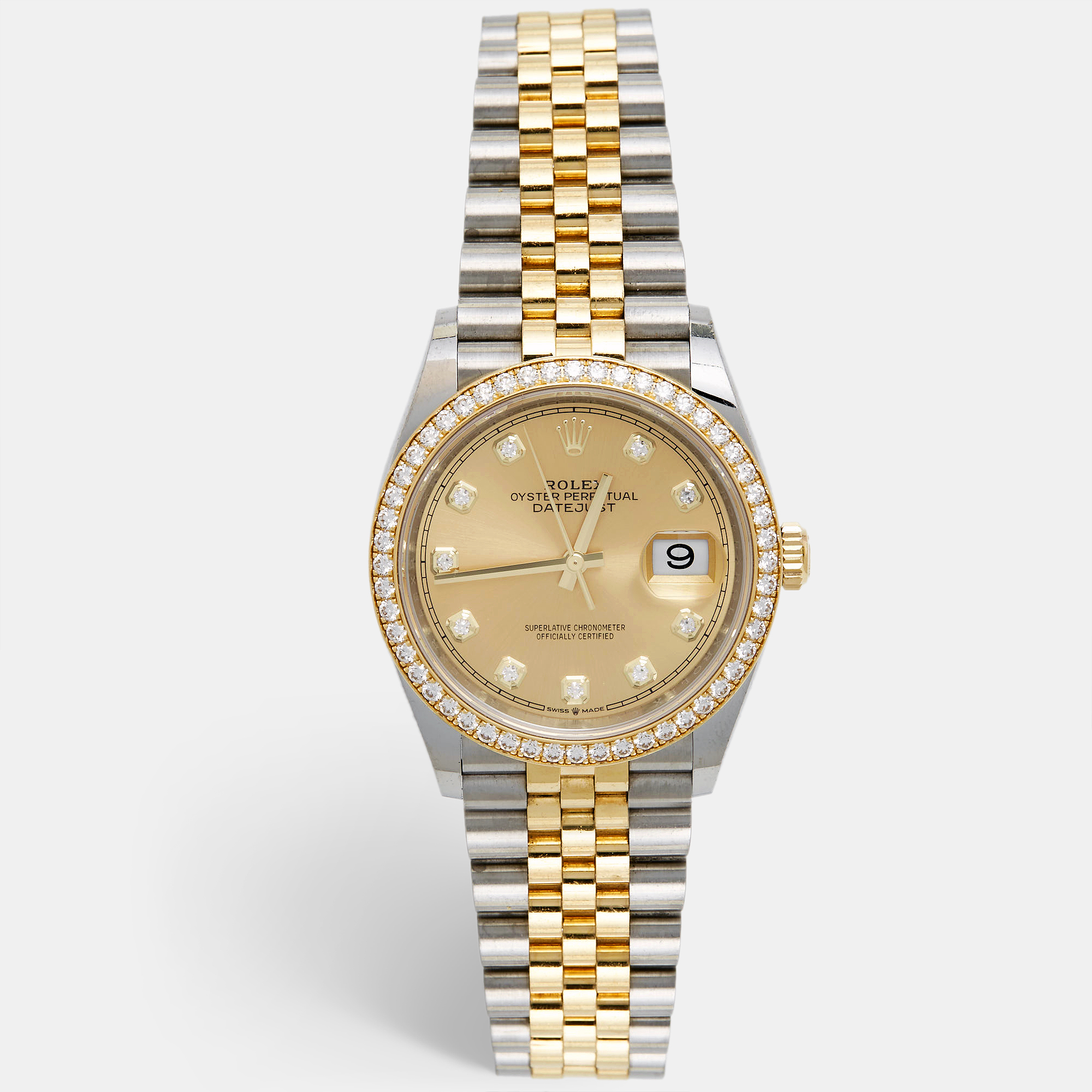 

Rolex Champagne Diamond, Yellow