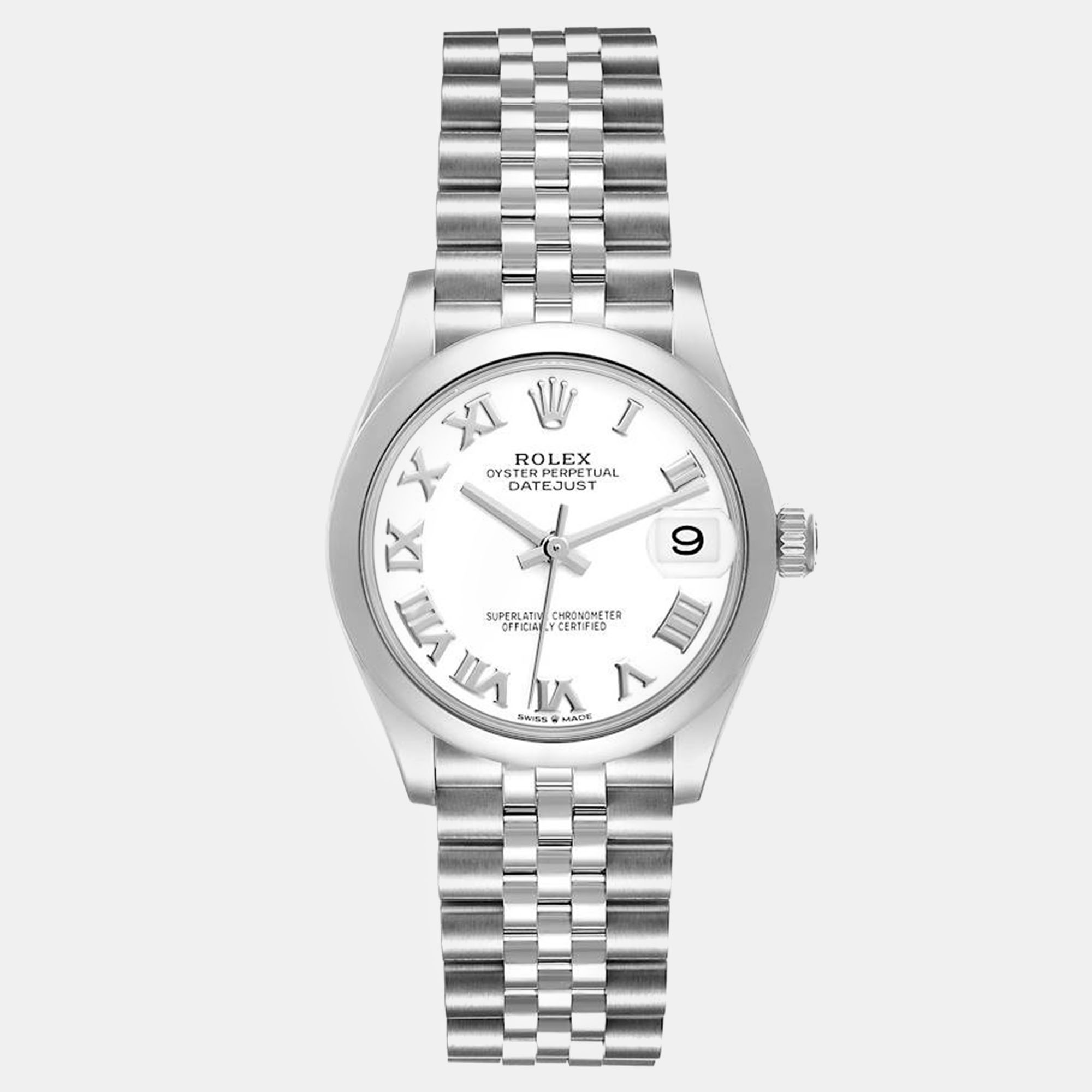 

Rolex Datejust Midsize 31 White Dial Steel Ladies Watch 278240 31 mm