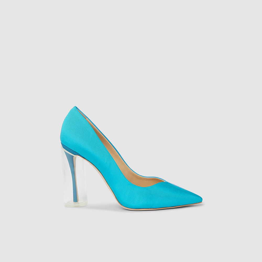 turquoise pumps