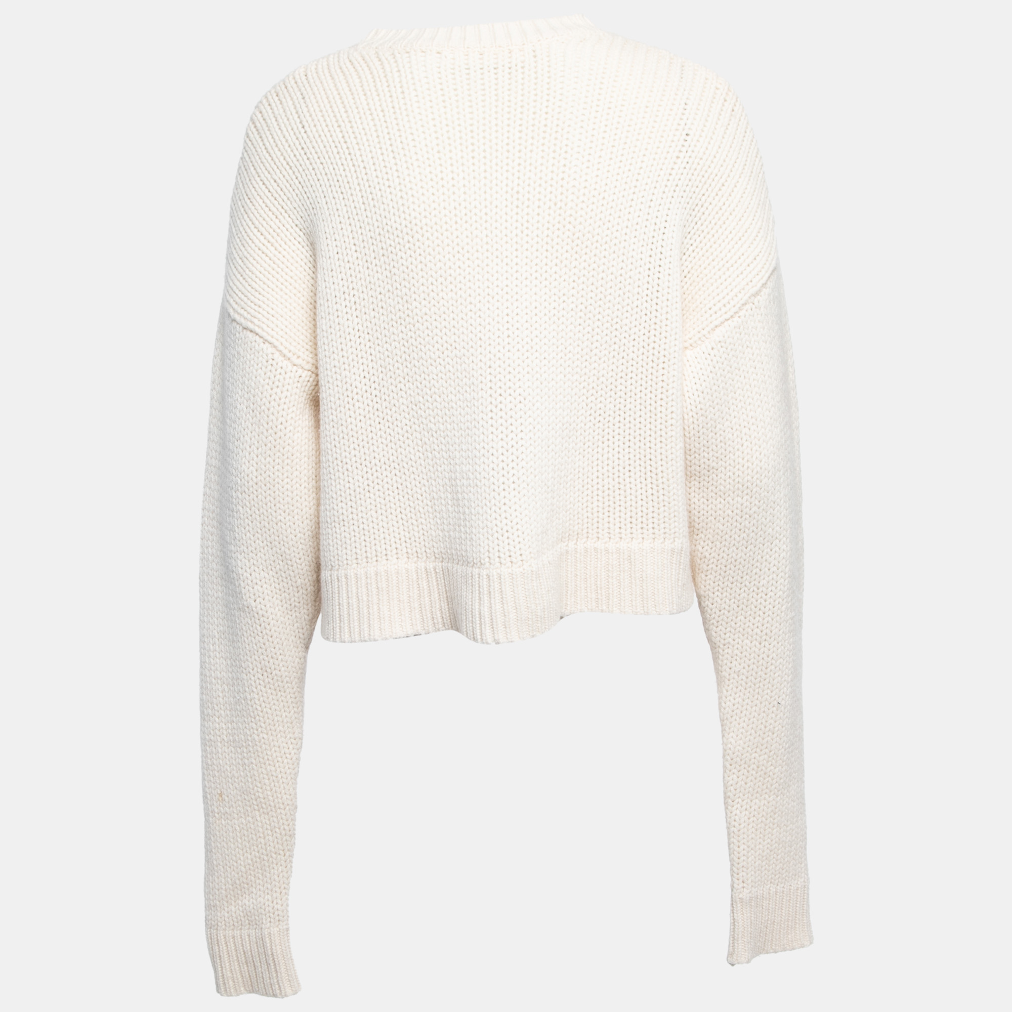 

Sablyn Cream Cashmere Knitted Sweater