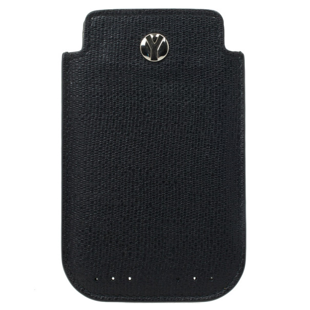 Yves Saint Laurent Black Leather Ycon iPhone Cover