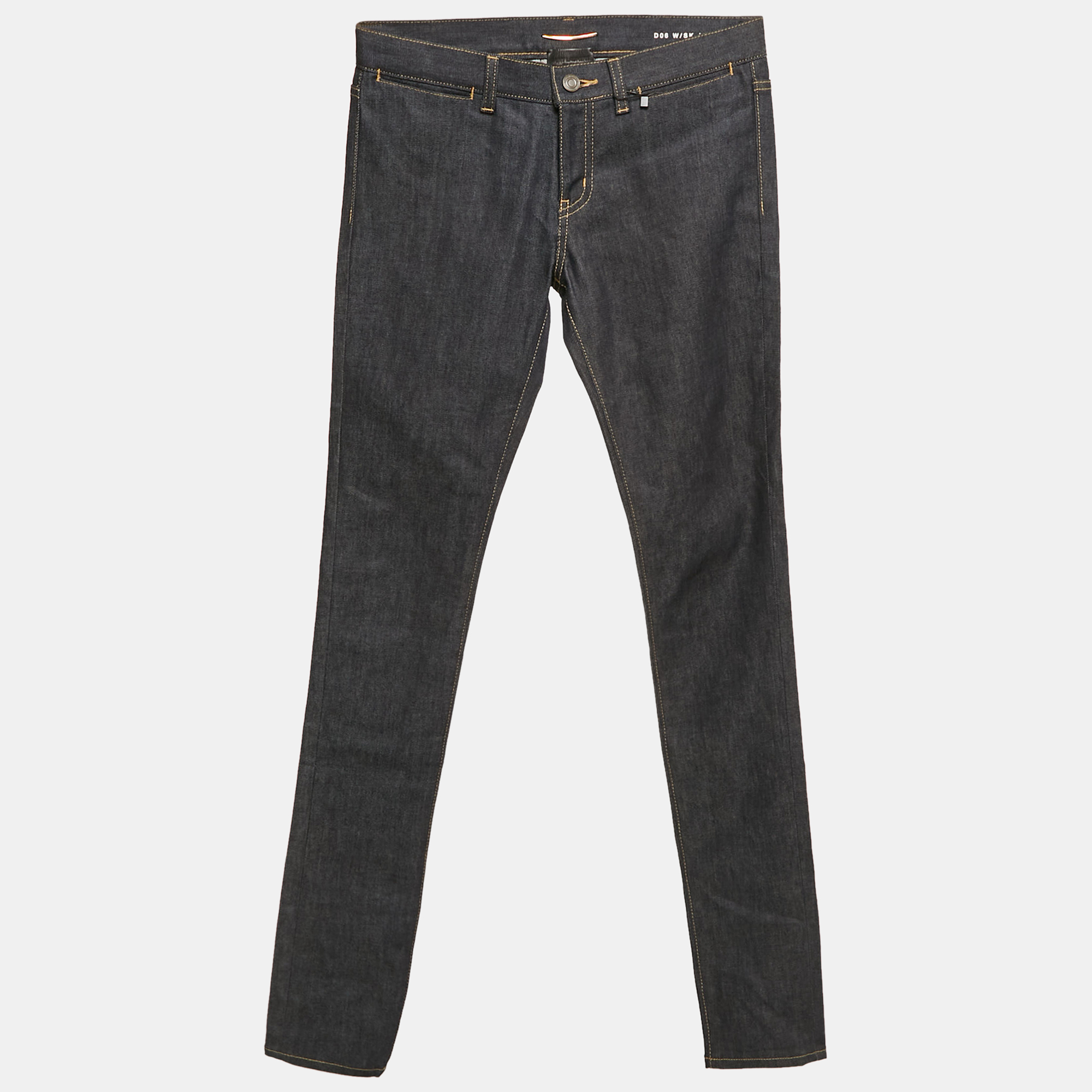 

Saint Laurent Navy Blue Denim Skinny Jeans M
