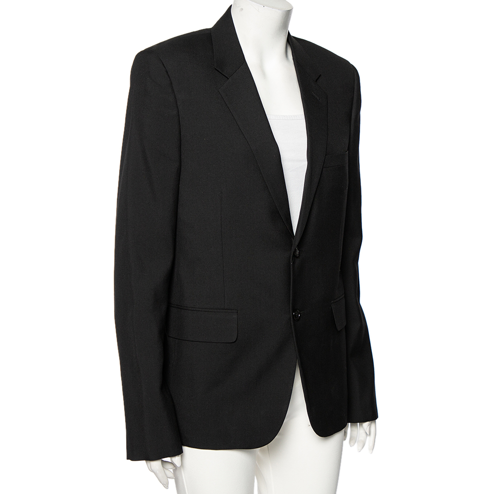 

Saint Laurent Black Wool Single Breasted Blazer
