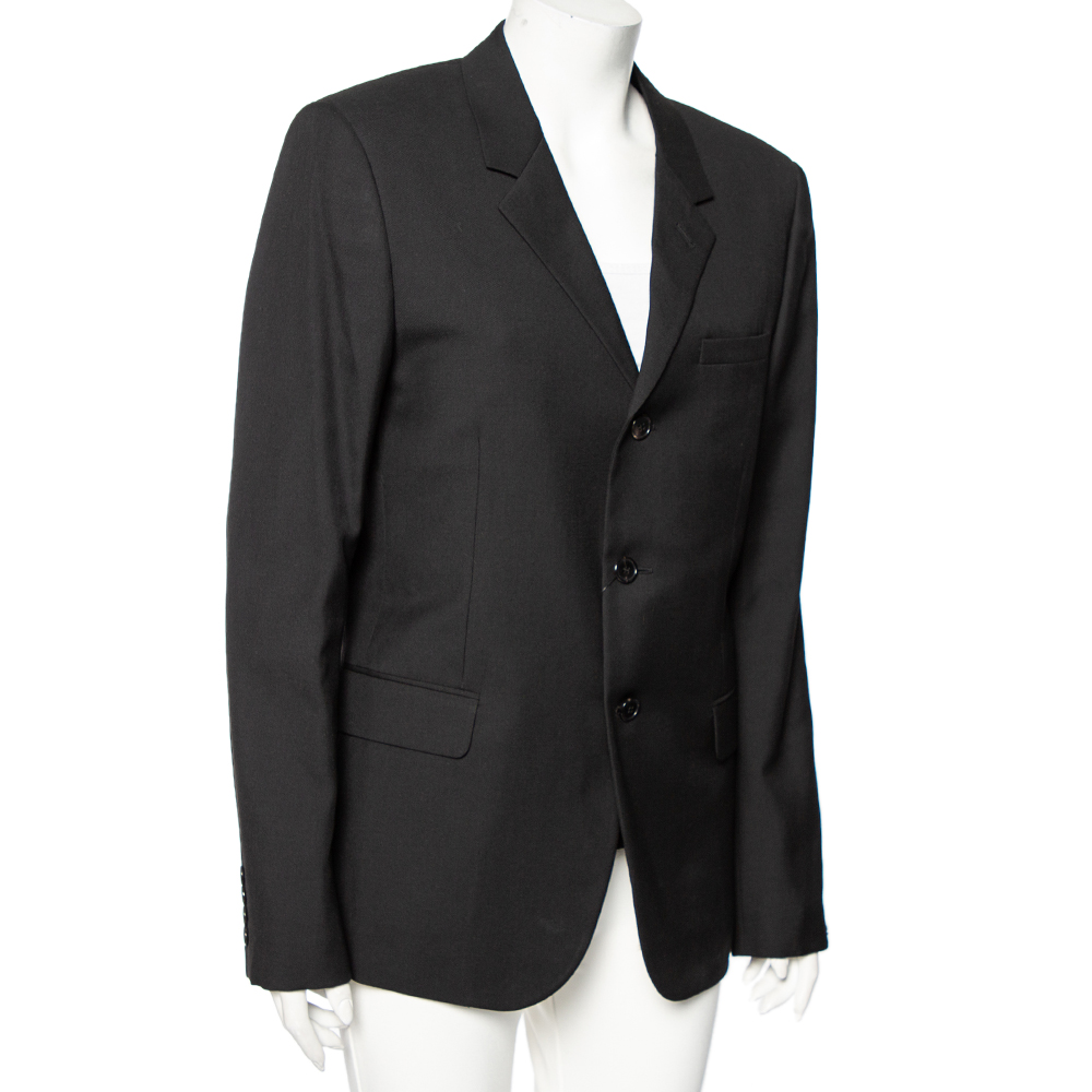 

Saint Laurent Black Wool Single Breasted Blazer