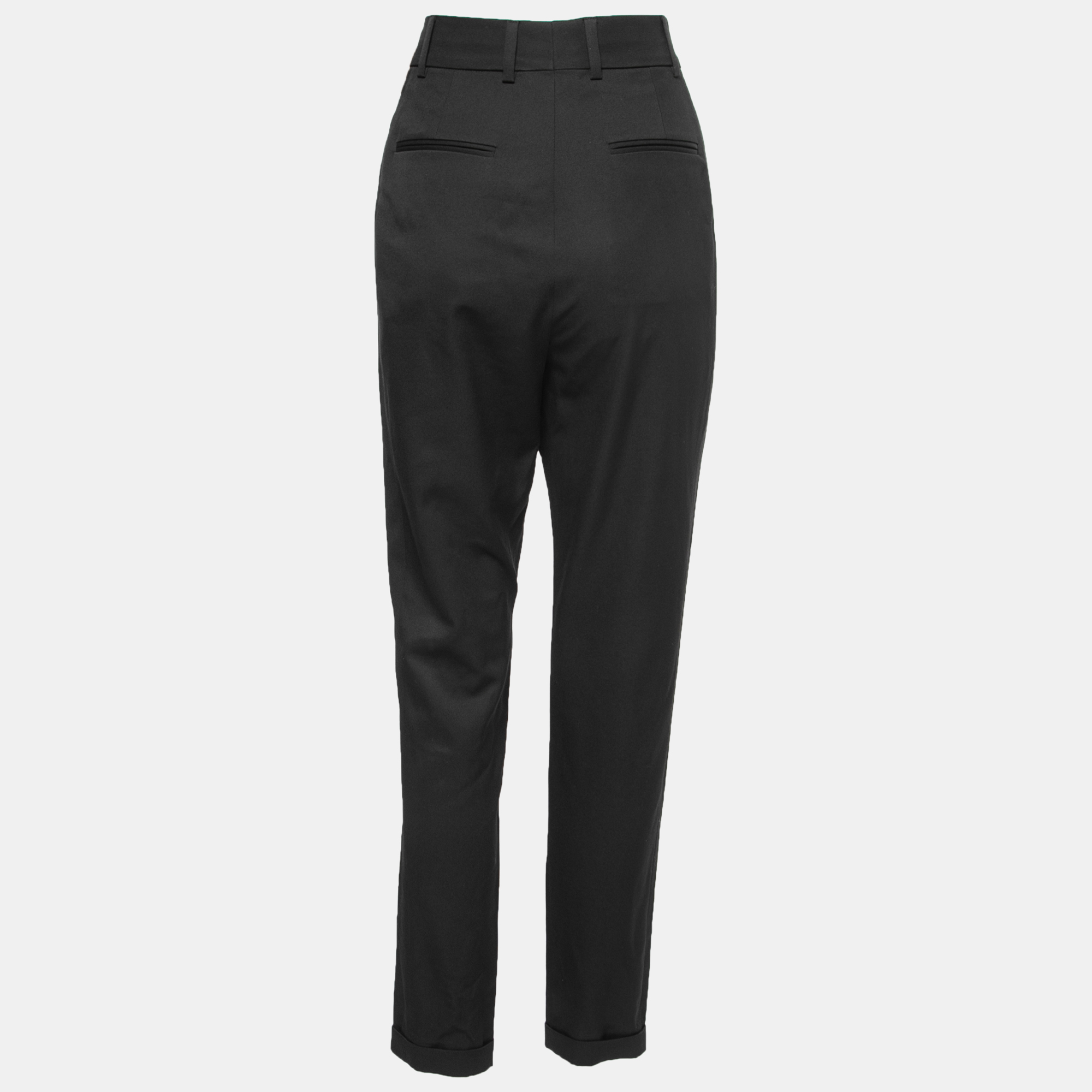 

Saint Laurent Black Wool Tailored Trousers