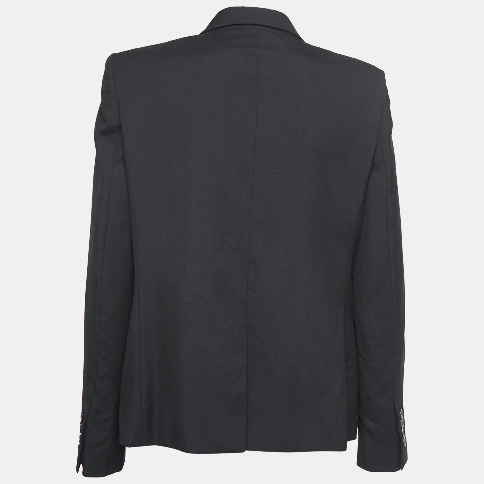 

Saint Laurent Paris Black Wool Single Breasted Blazer