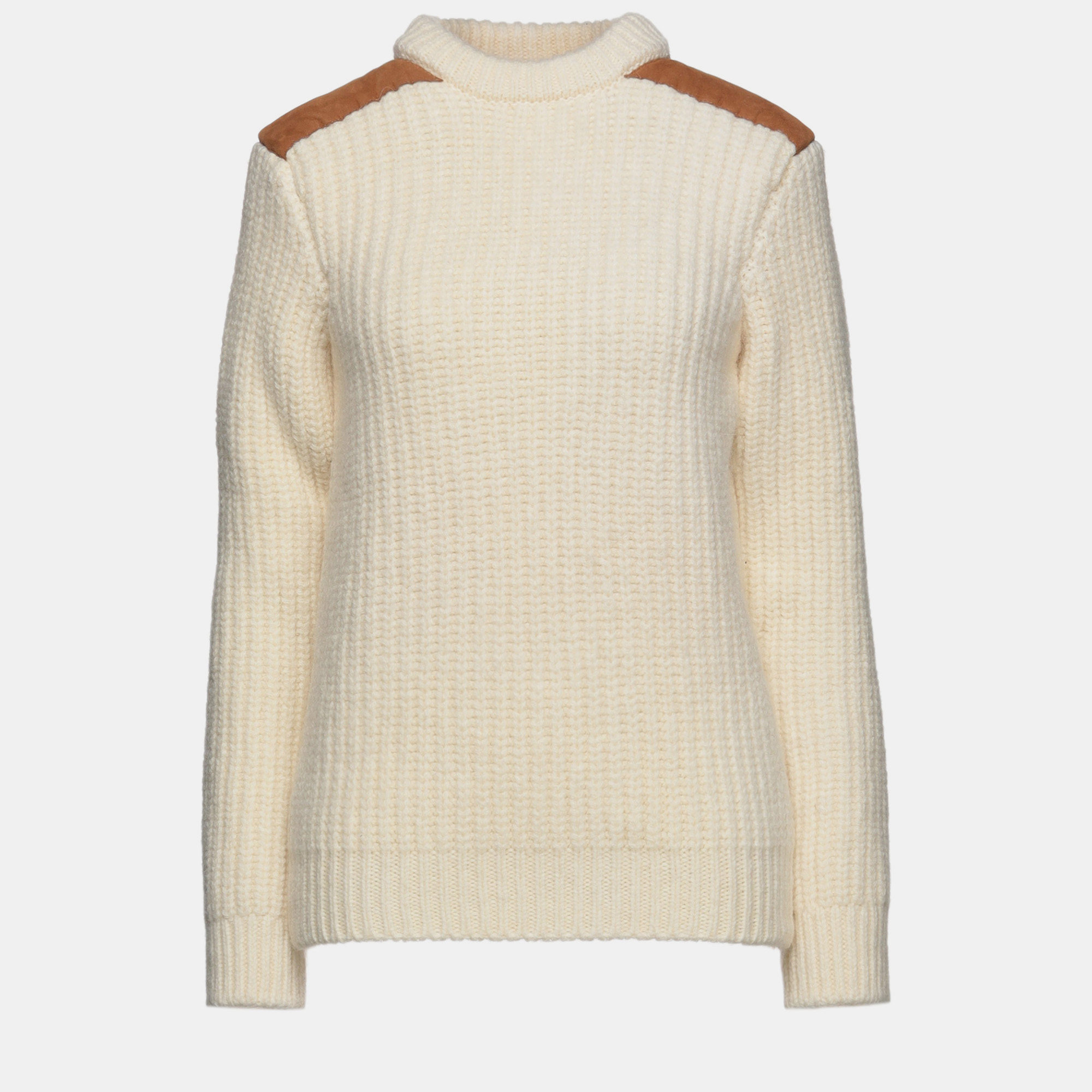 

Saint Laurent Wool Sweaters, Cream