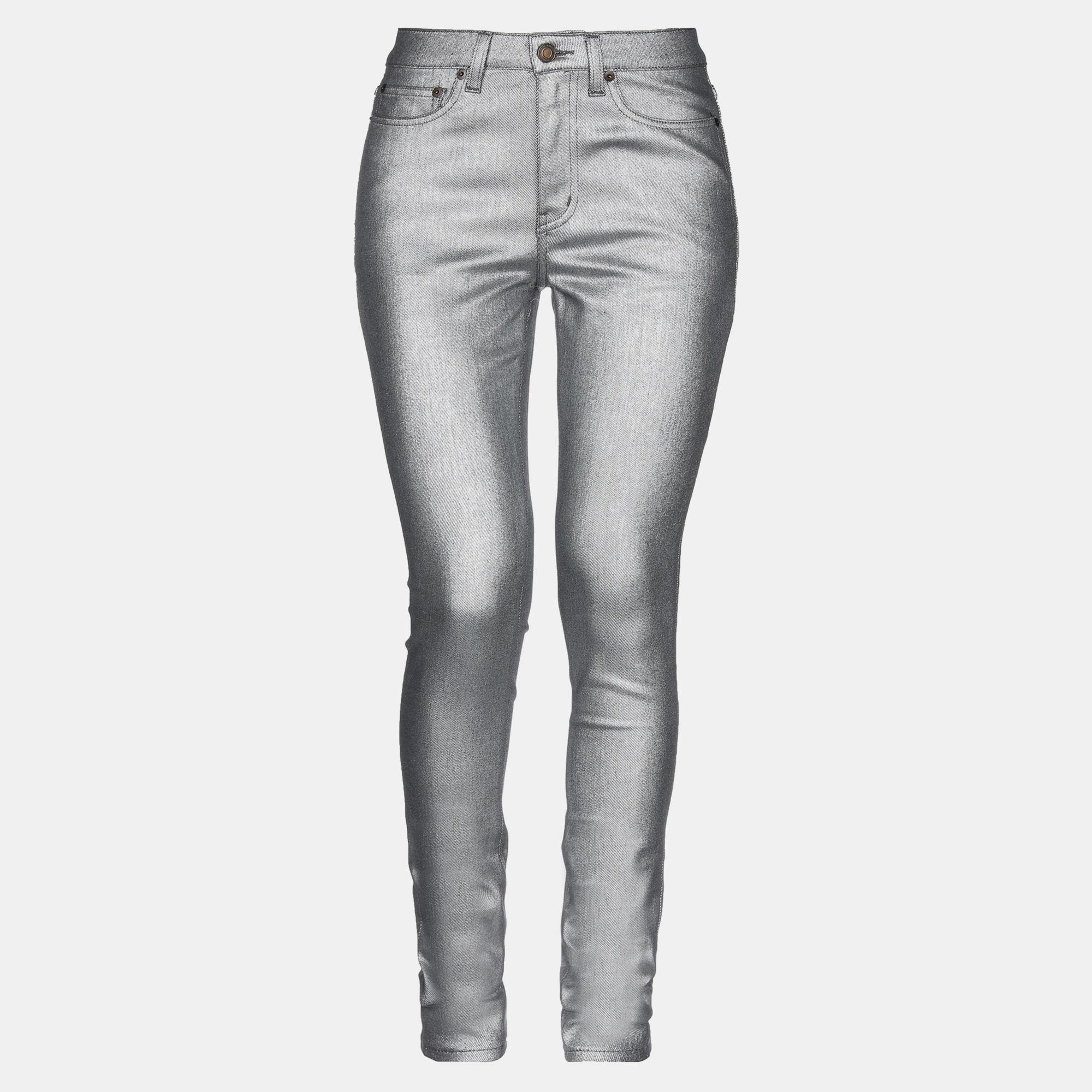 

Saint Laurent Cotton Jeans 27, Silver