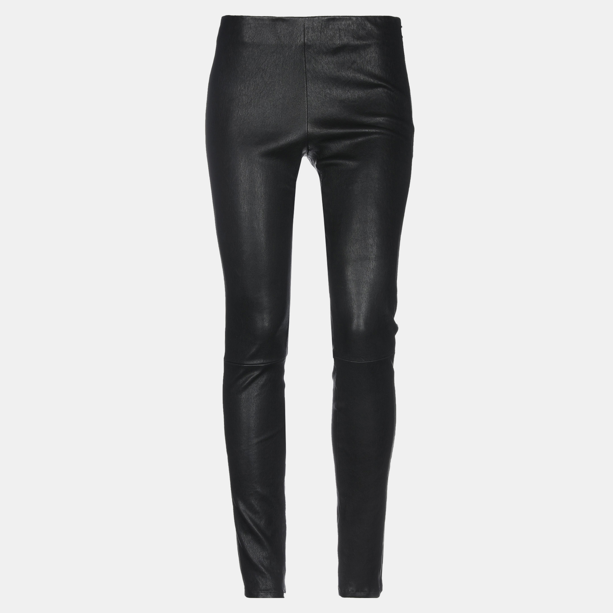 

Saint Laurent Black Lambskin Leather Leggings Size 38