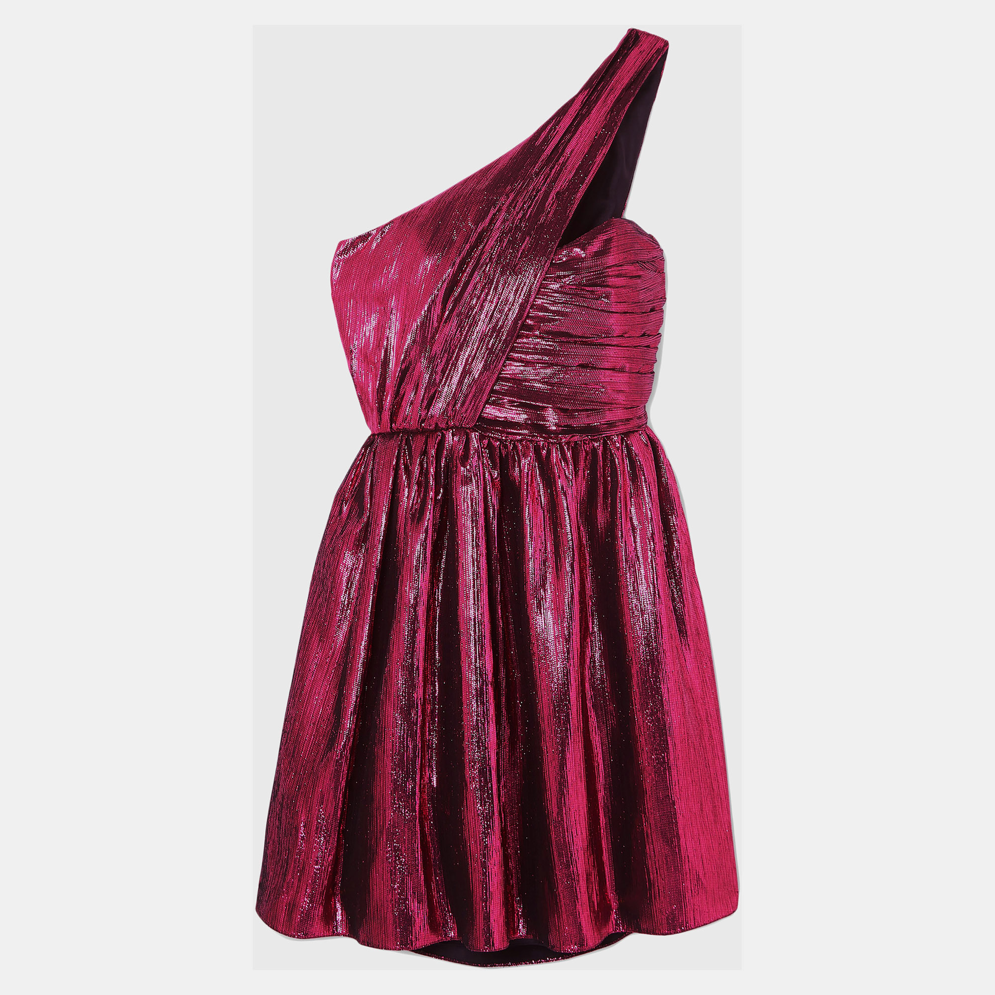 

Saint Laurent Viscose Mini Dress FR 38, Pink