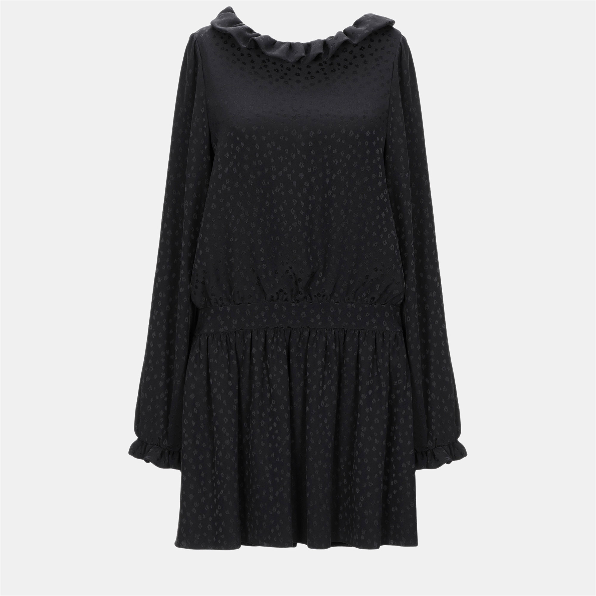 

Saint Laurent Black Silk Mini dress S (FR 36)