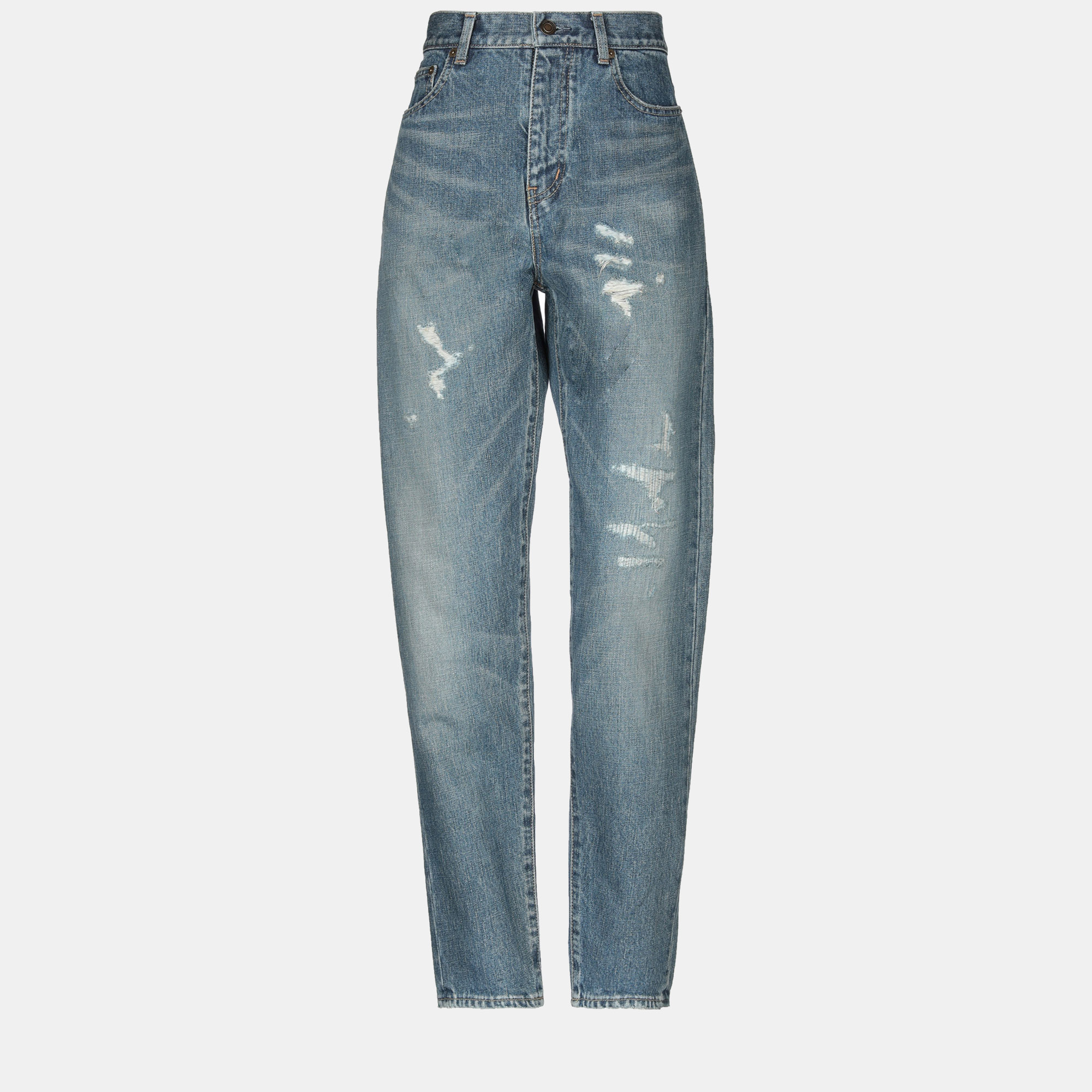 

Saint Laurent Cotton Jeans 28, Blue