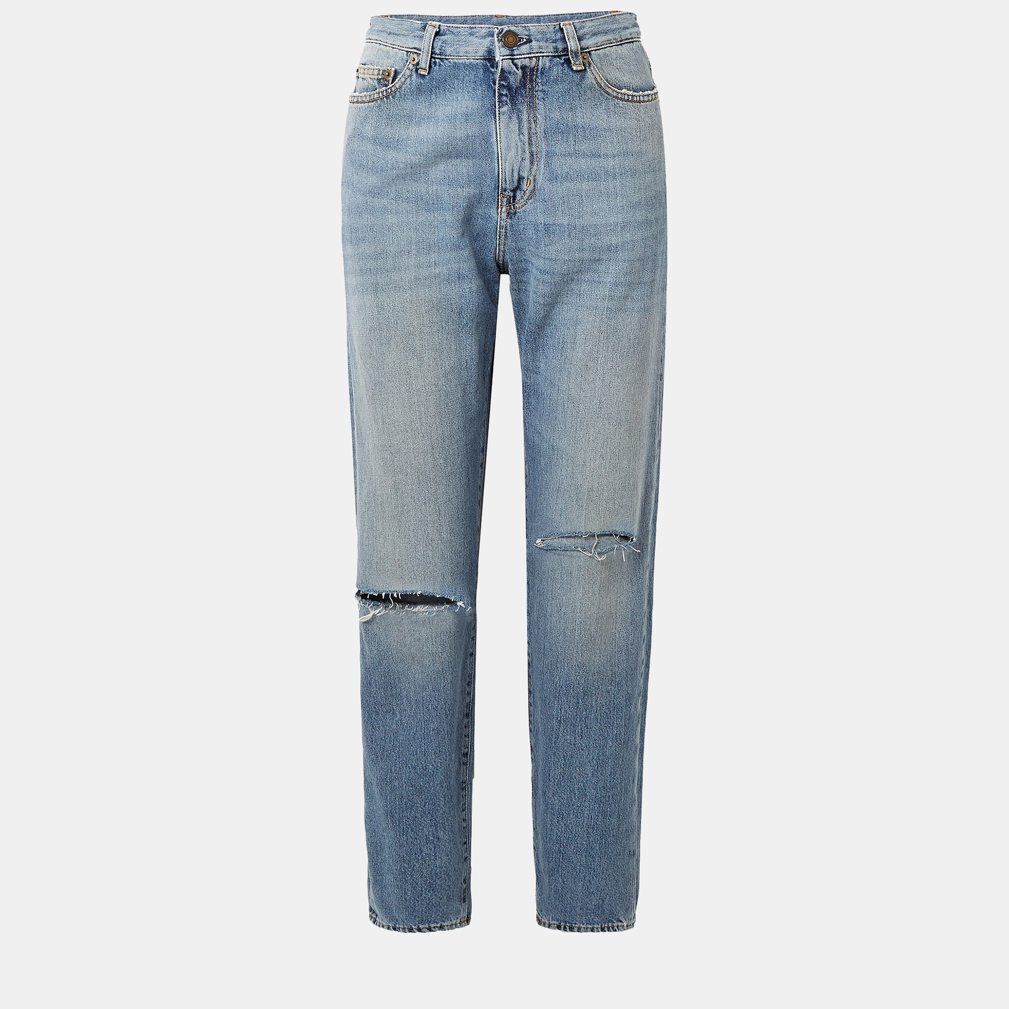 

Saint Laurent Cotton Jeans 27, Blue
