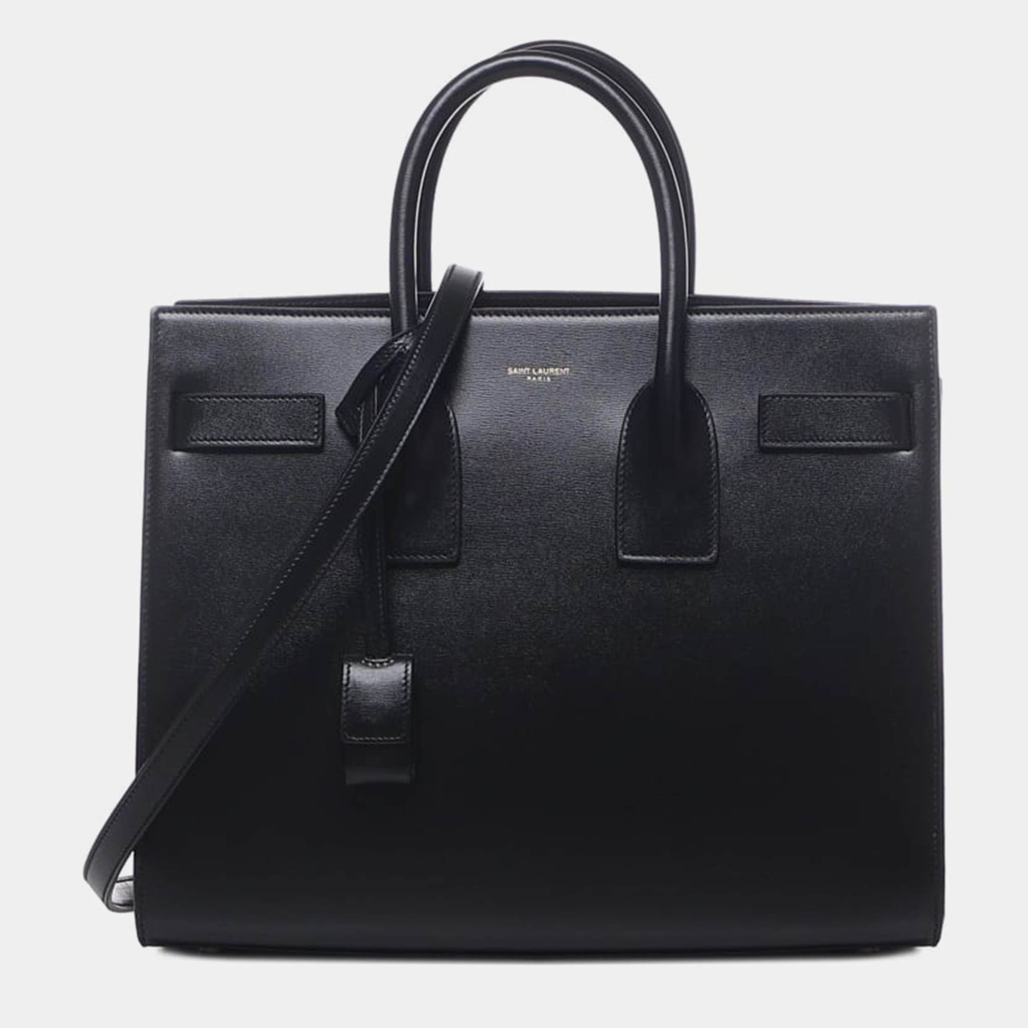 

Saint Laurent Black Calf Small Sac De Jour Bag In Smooth Leather Bag