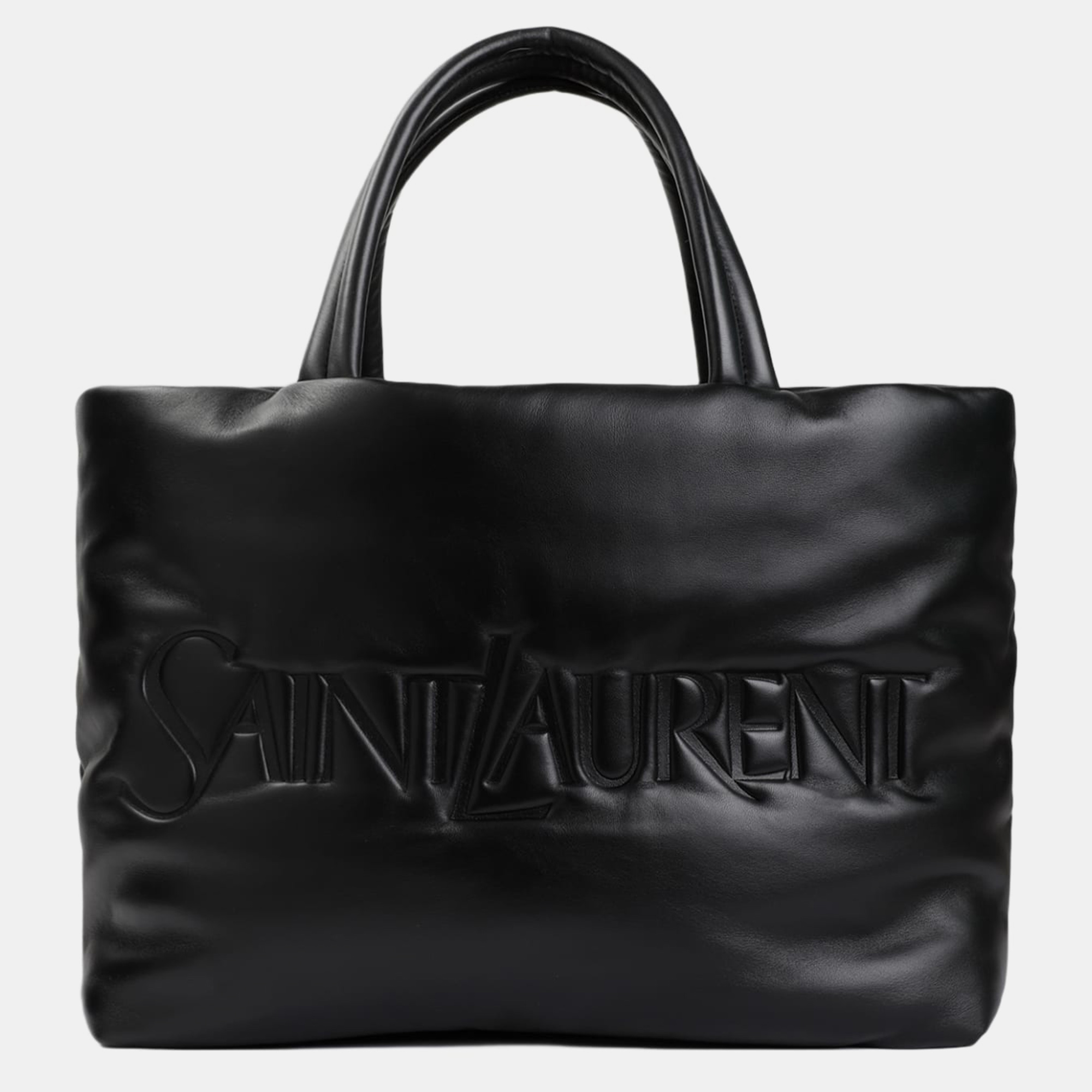 

Saint Laurent Nero Nappa Logo Tote Bag, Black