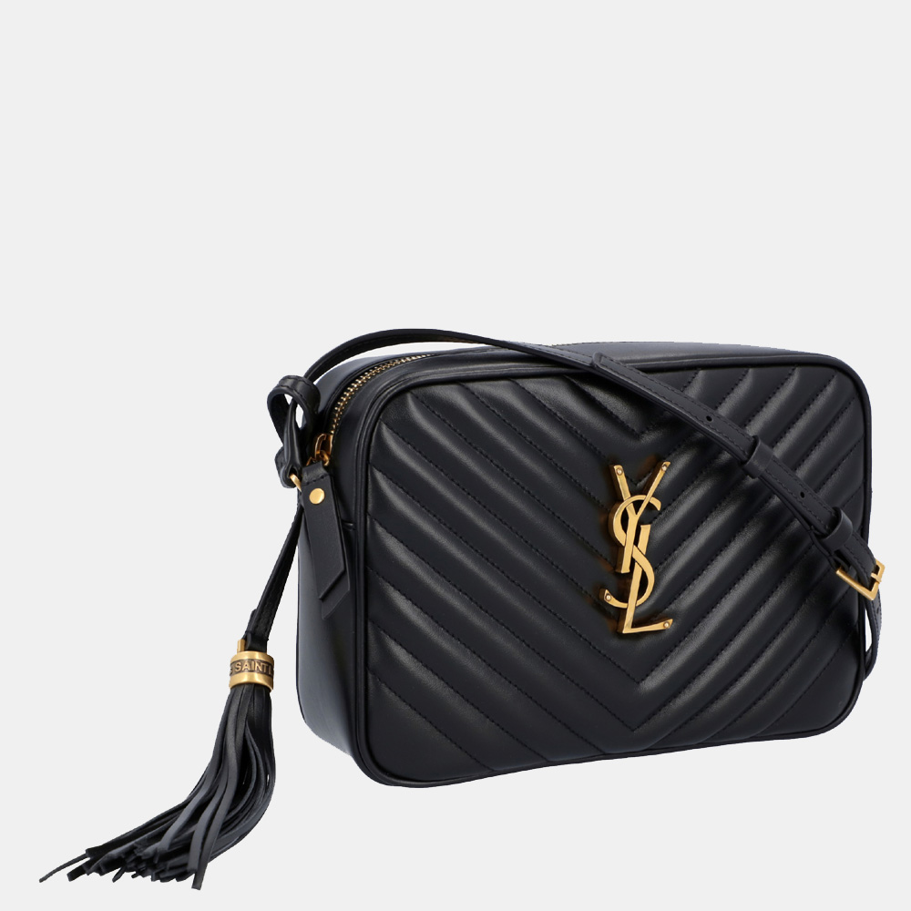 

Saint Laurent Black Quilted Leather Lou Camera Bag