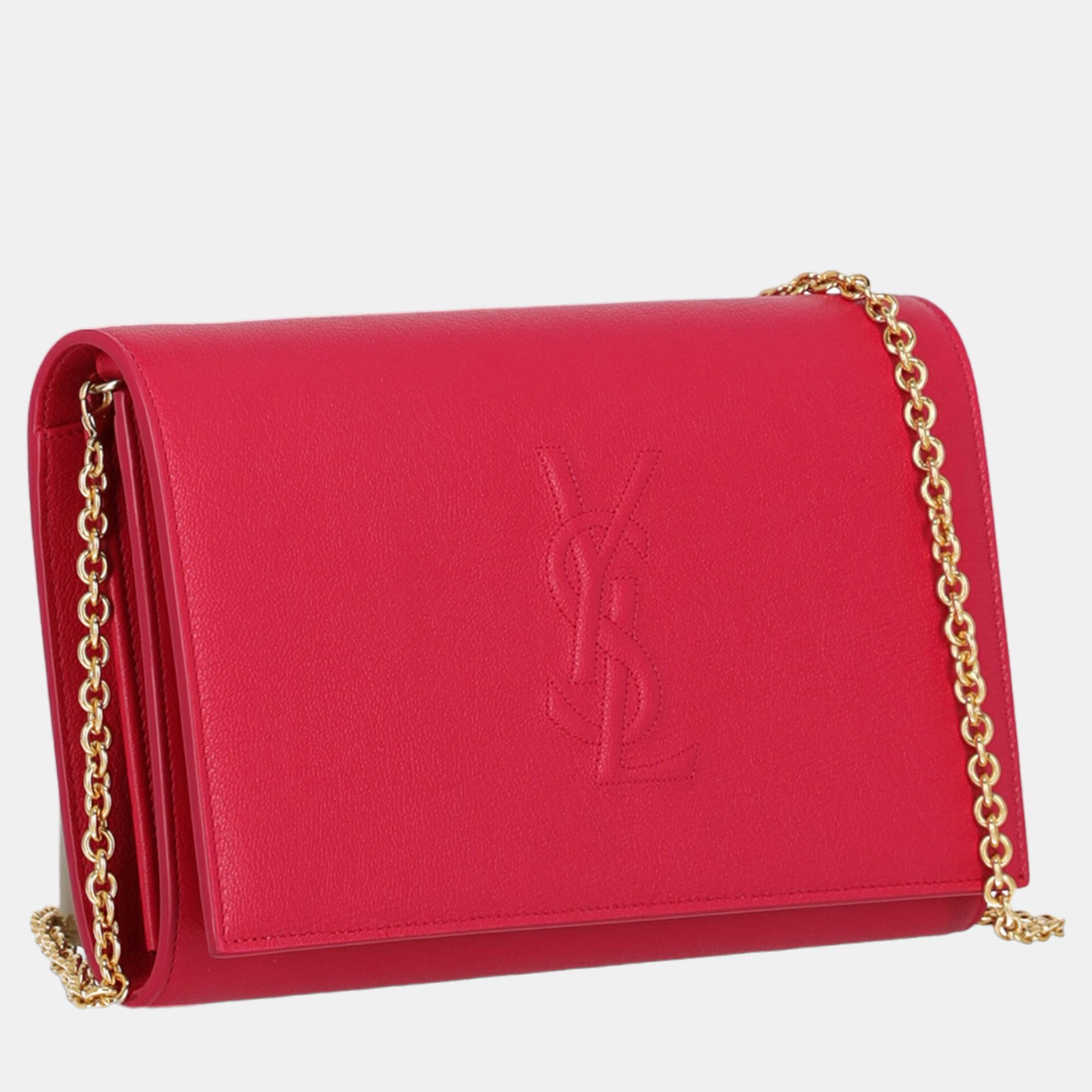 

Saint Laurent Women's Leather Shoulder Bag - Pink