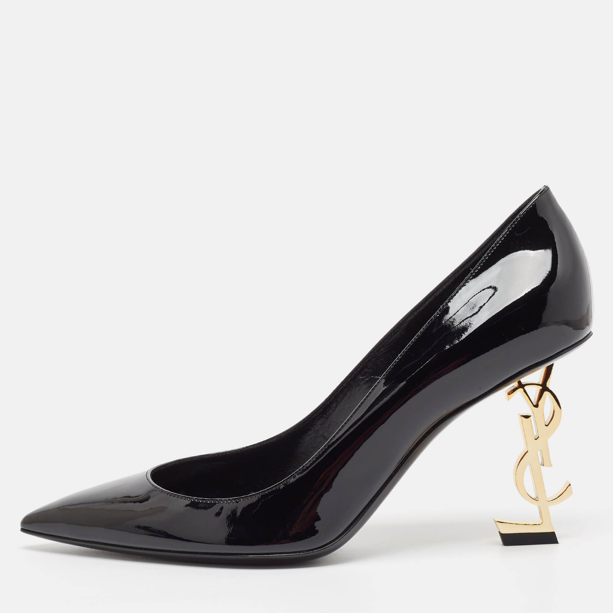 

Saint Laurent Black Patent Leather Opyum Pumps Size