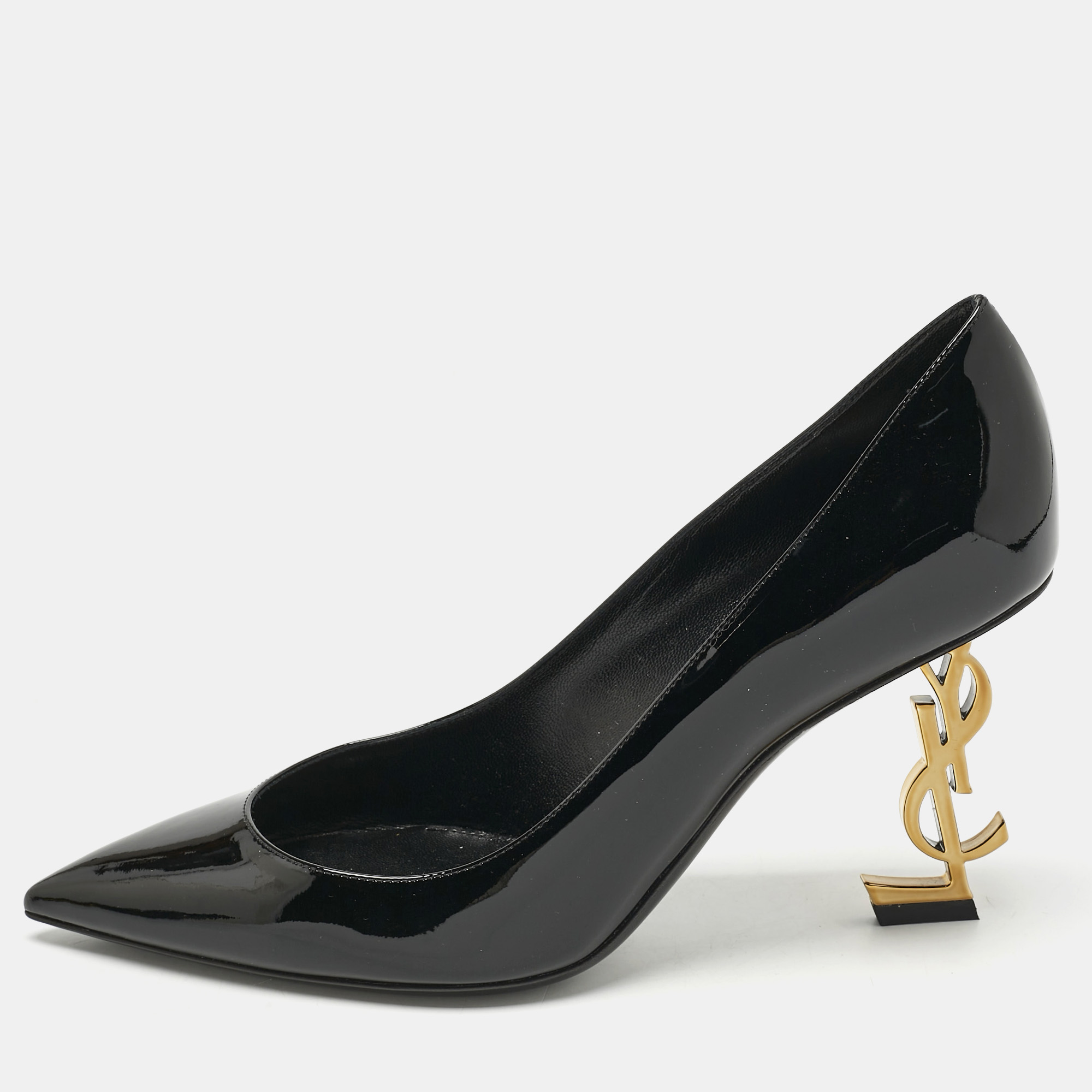 

Saint Laurent Black Patent Leather Opyum Pumps Size