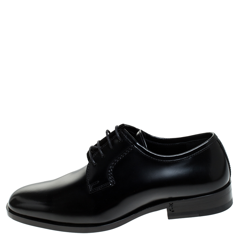 

Saint Laurent Paris Black Leather Derby Size