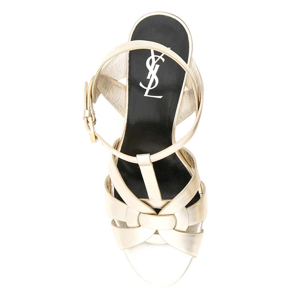 

Saint Laurent Tribute Sandals Size EU, Beige