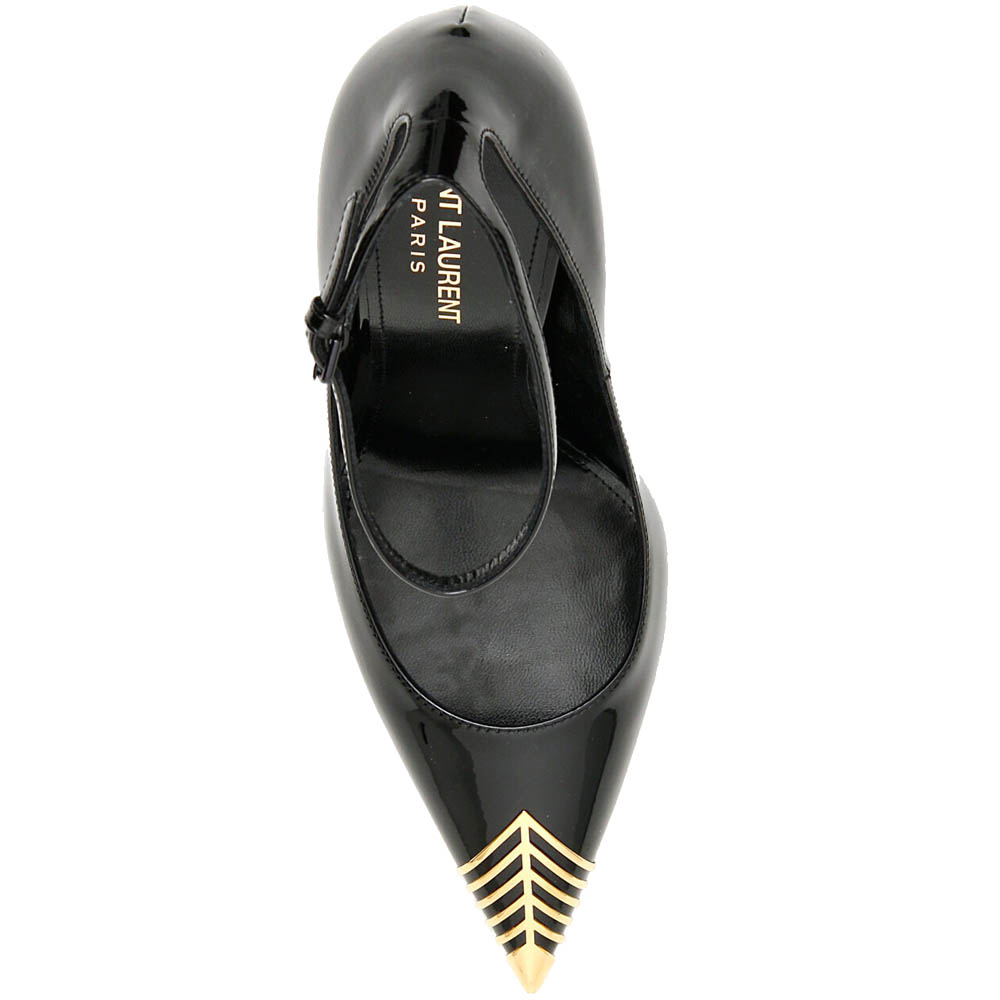 

Saint Laurent 7 Contrasting Toe Cap Pumps Size IT, Black