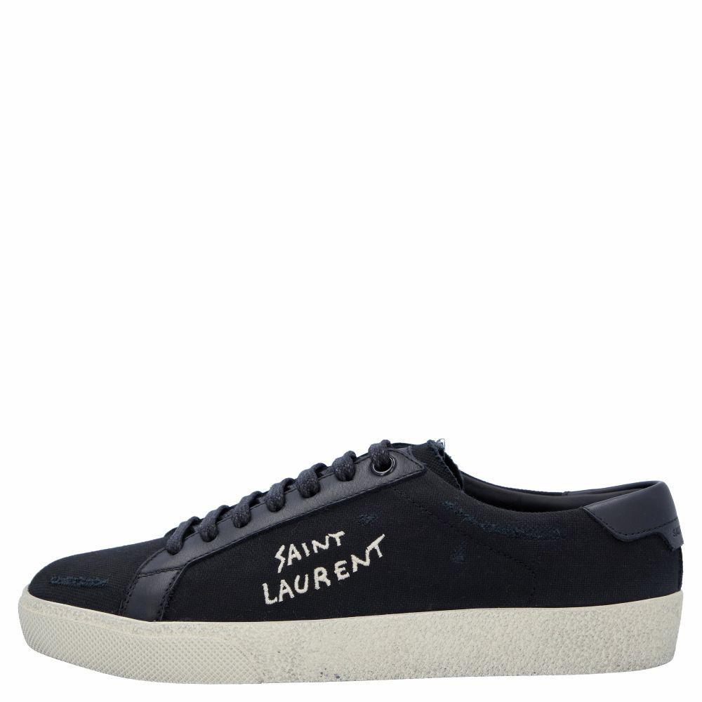 

Saint Laurent Paris Black Court Classic SL/06 Low Top Sneakers Size EU