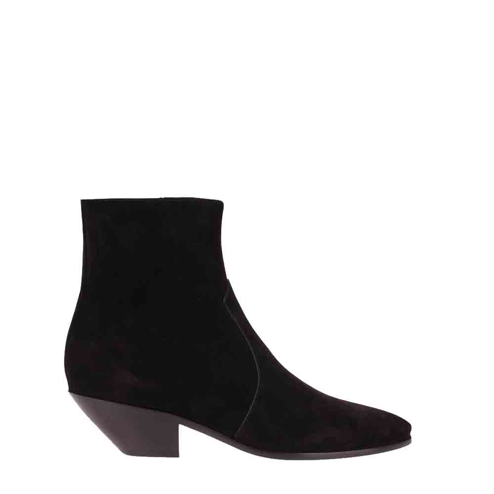 

Saint Laurent Paris Black Suede West Zipped Boots Size EU