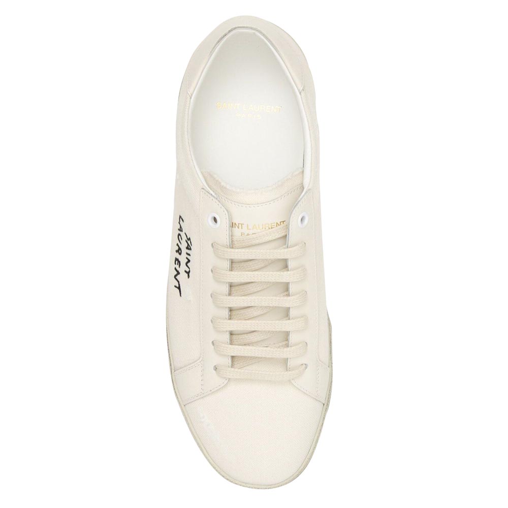 

Saint Laurent Paris White Court Classic SL/06 Sneakers Size IT