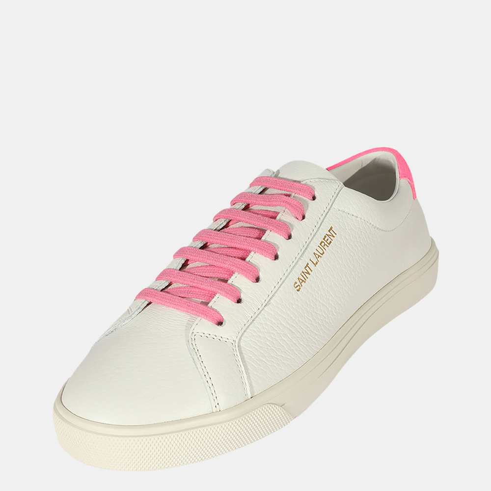 

Saint Laurent Wmns 'White Fuxia fluo' Andy Sneaker EU