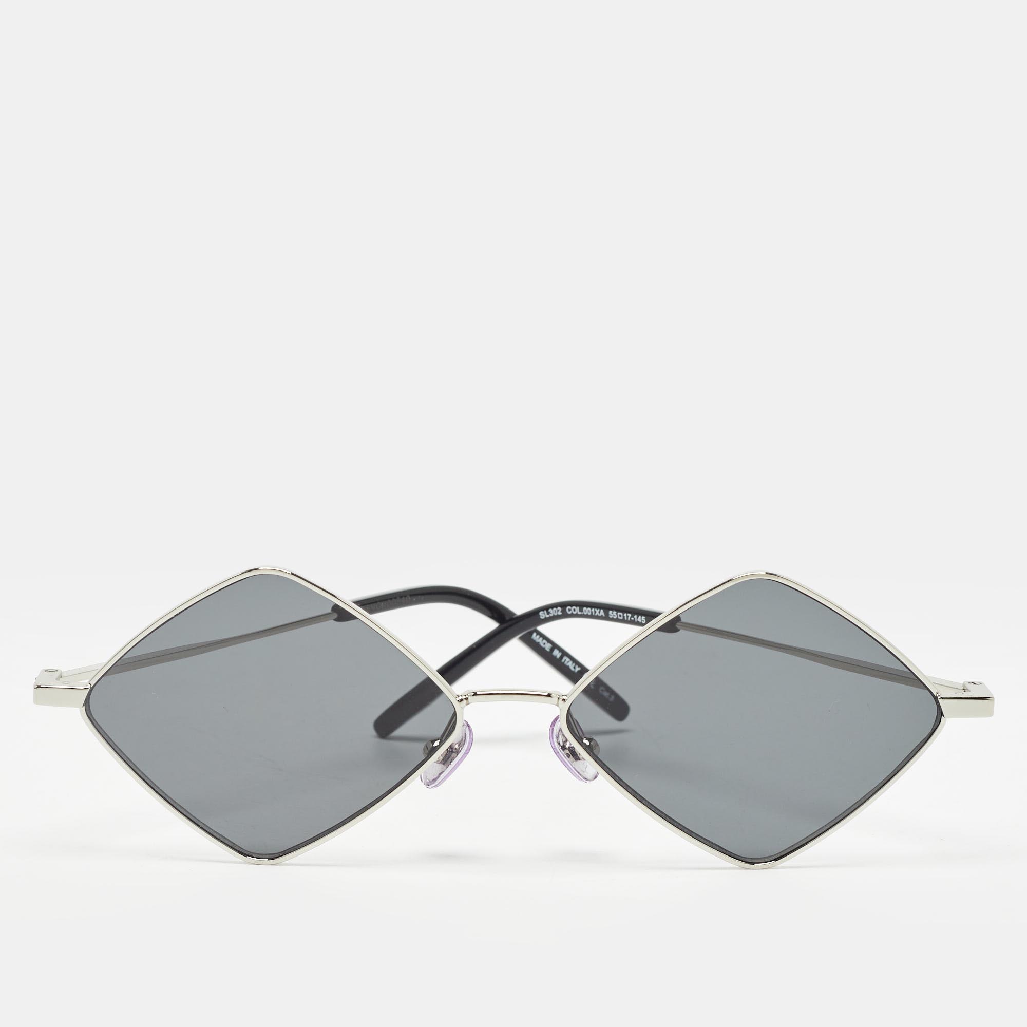 

Saint Laurent Black SL302 Lisa Diamond Sunglasses