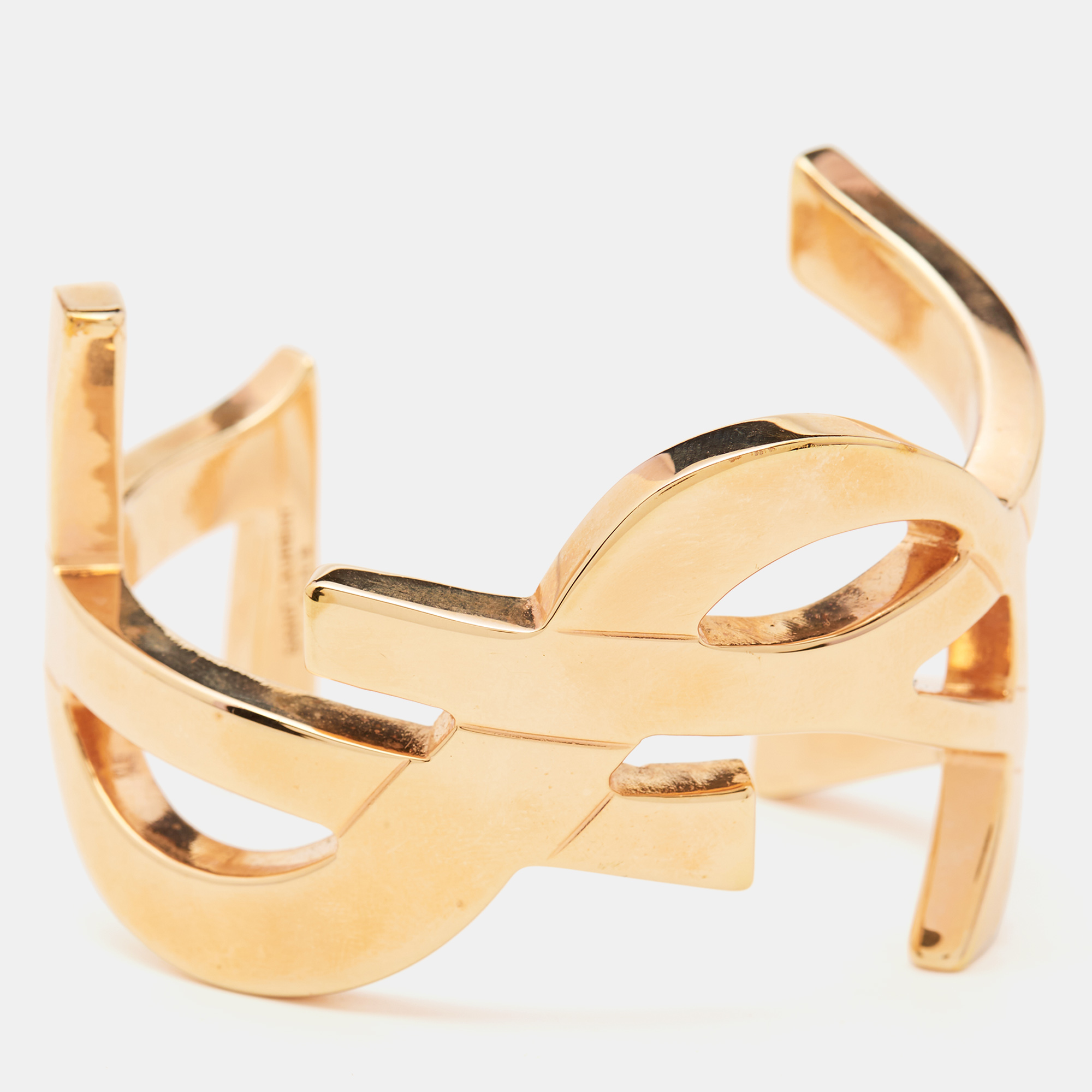 

Saint Laurent Opyum Rose Gold Tone Open Cuff Bracelet