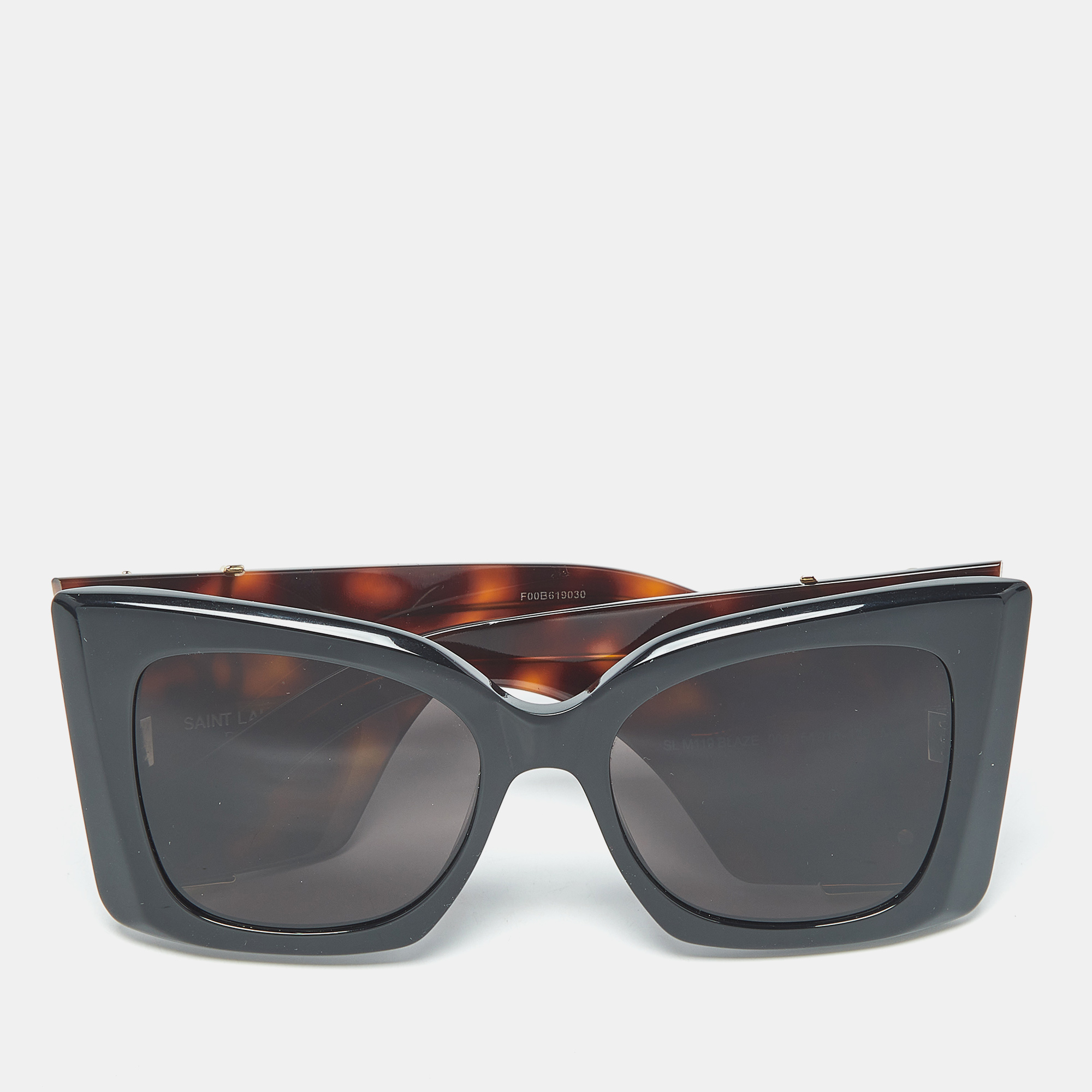 

Saint Laurent Black/Brown SL M119 Cat Eye Sunglasses
