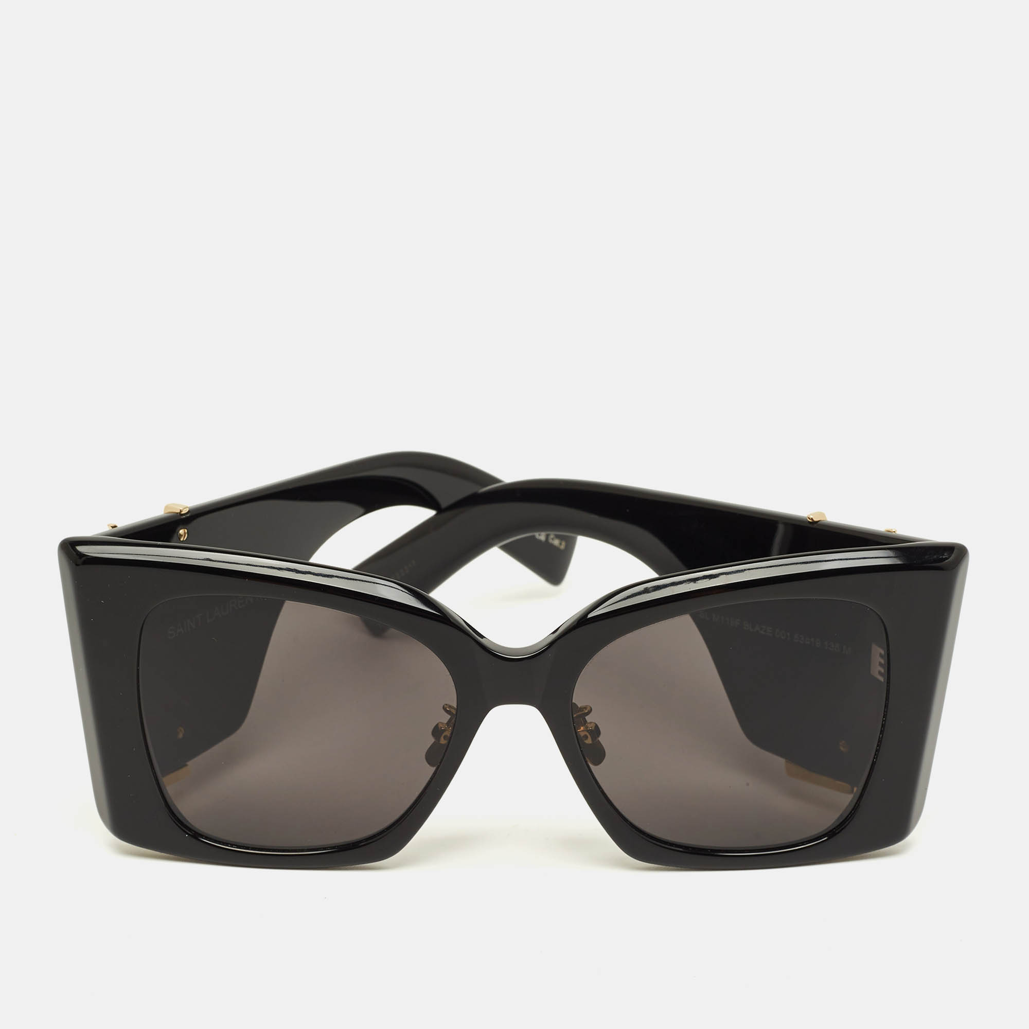 

Saint Laurent Black SL M119F Blaze Butterfly Sunglasses